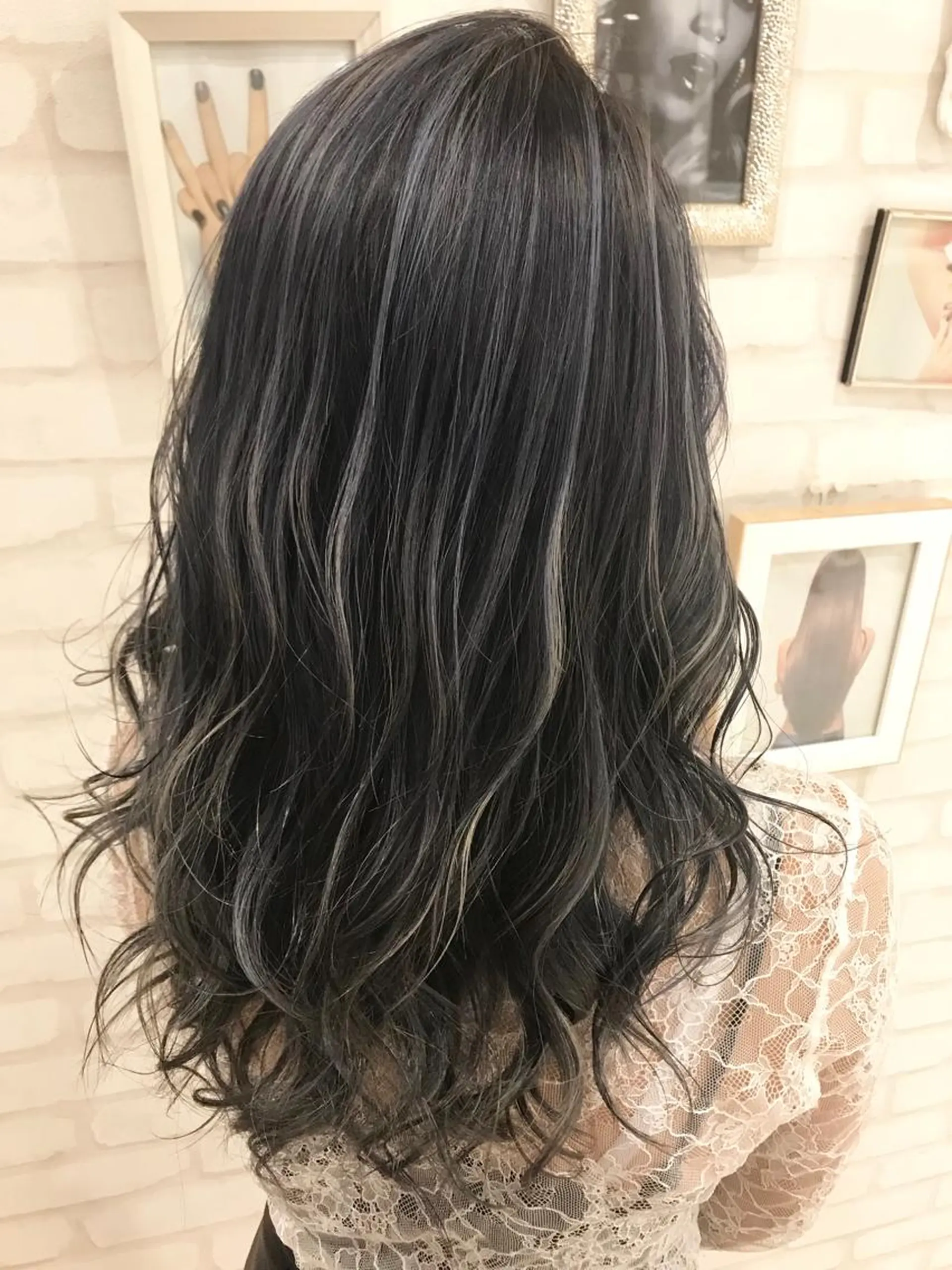 ロング カラー ヘアアレンジ Gain池下 レディースのヘアスタイル