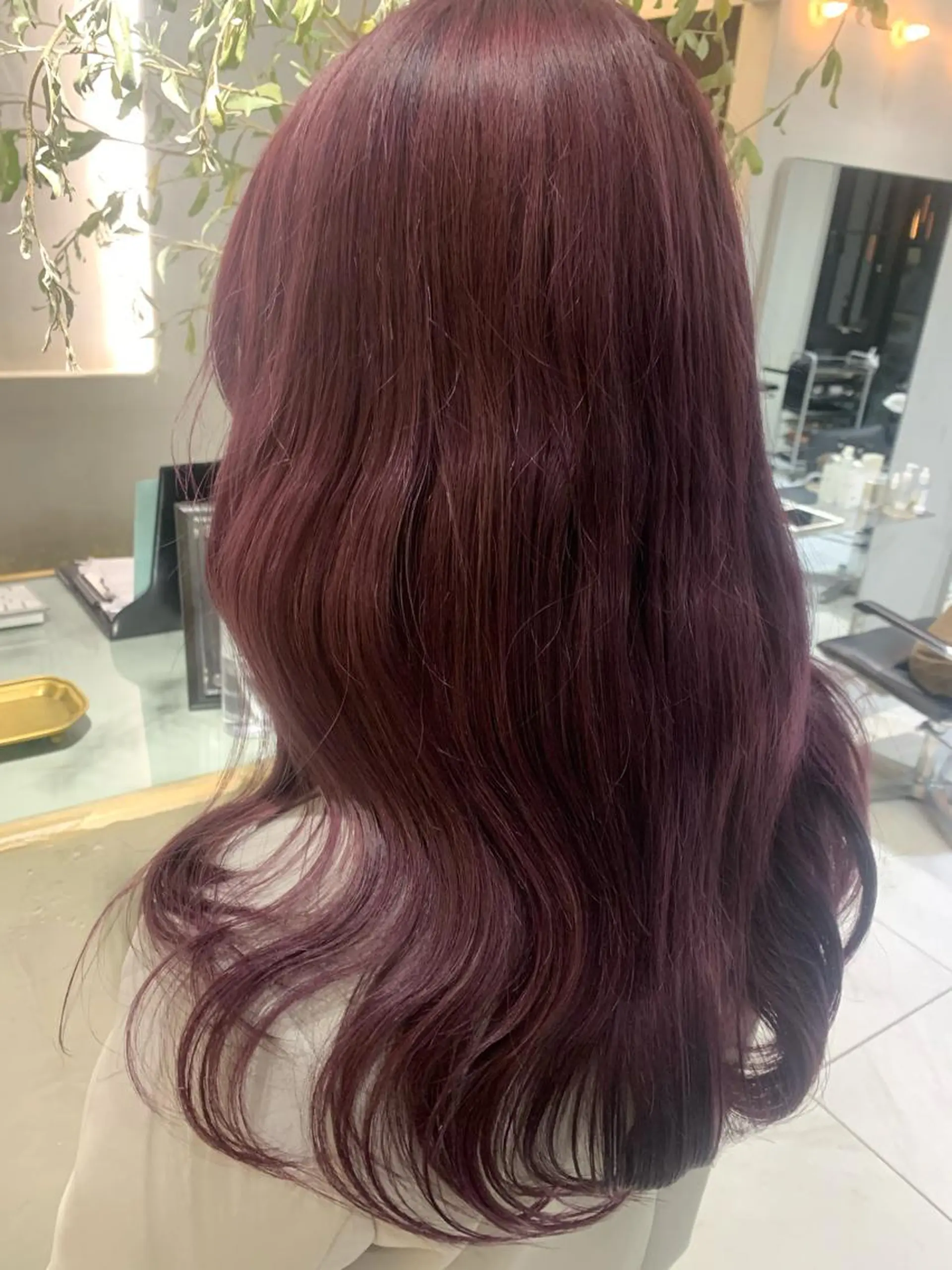 カラー ラベンダー/レイヤー スタイル🤎mamiのヘアスタイル