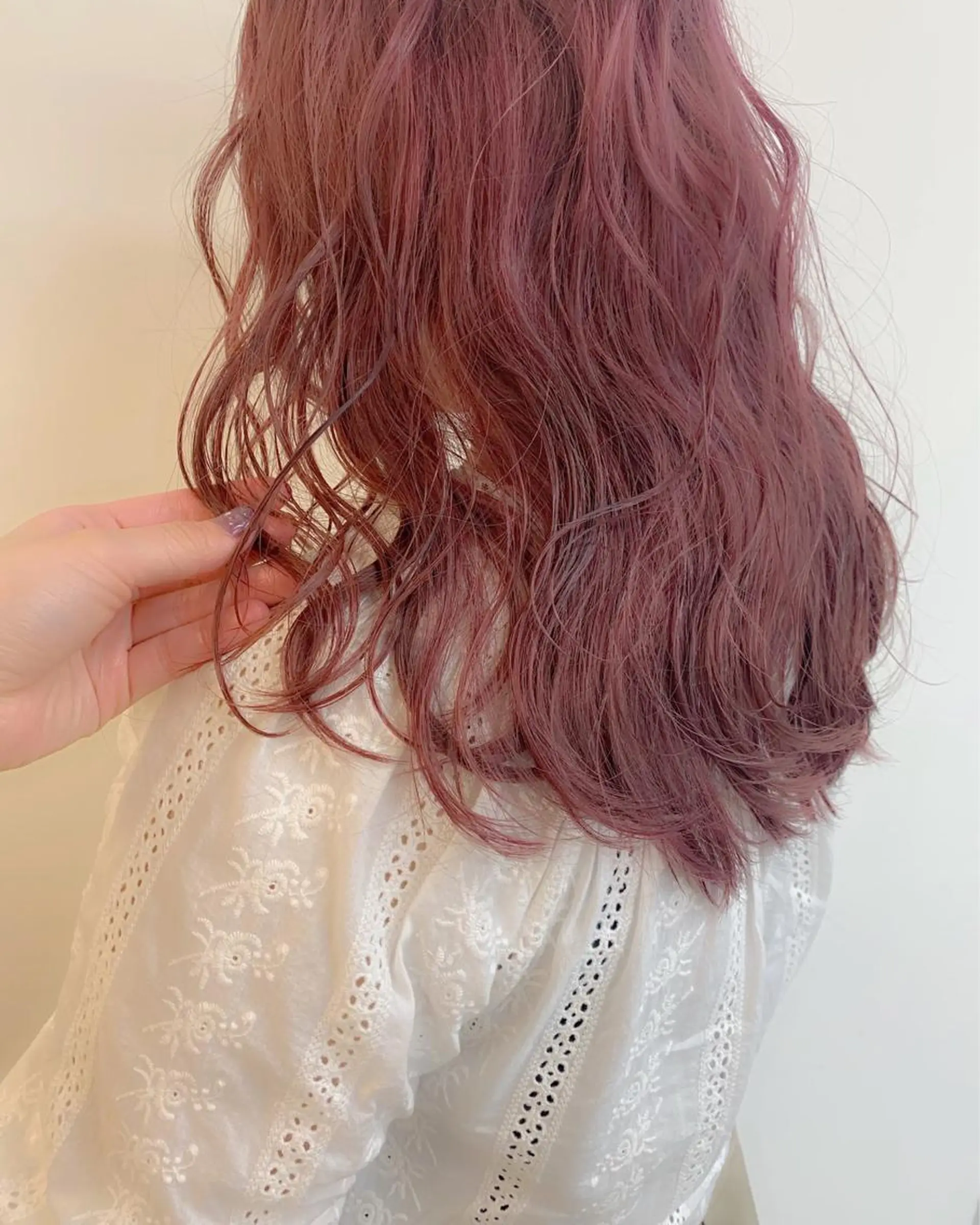 セミロング カット ヘアカラー トリートメント 透明感/オリーブ/ グレージュ/YUKAのヘアスタイル