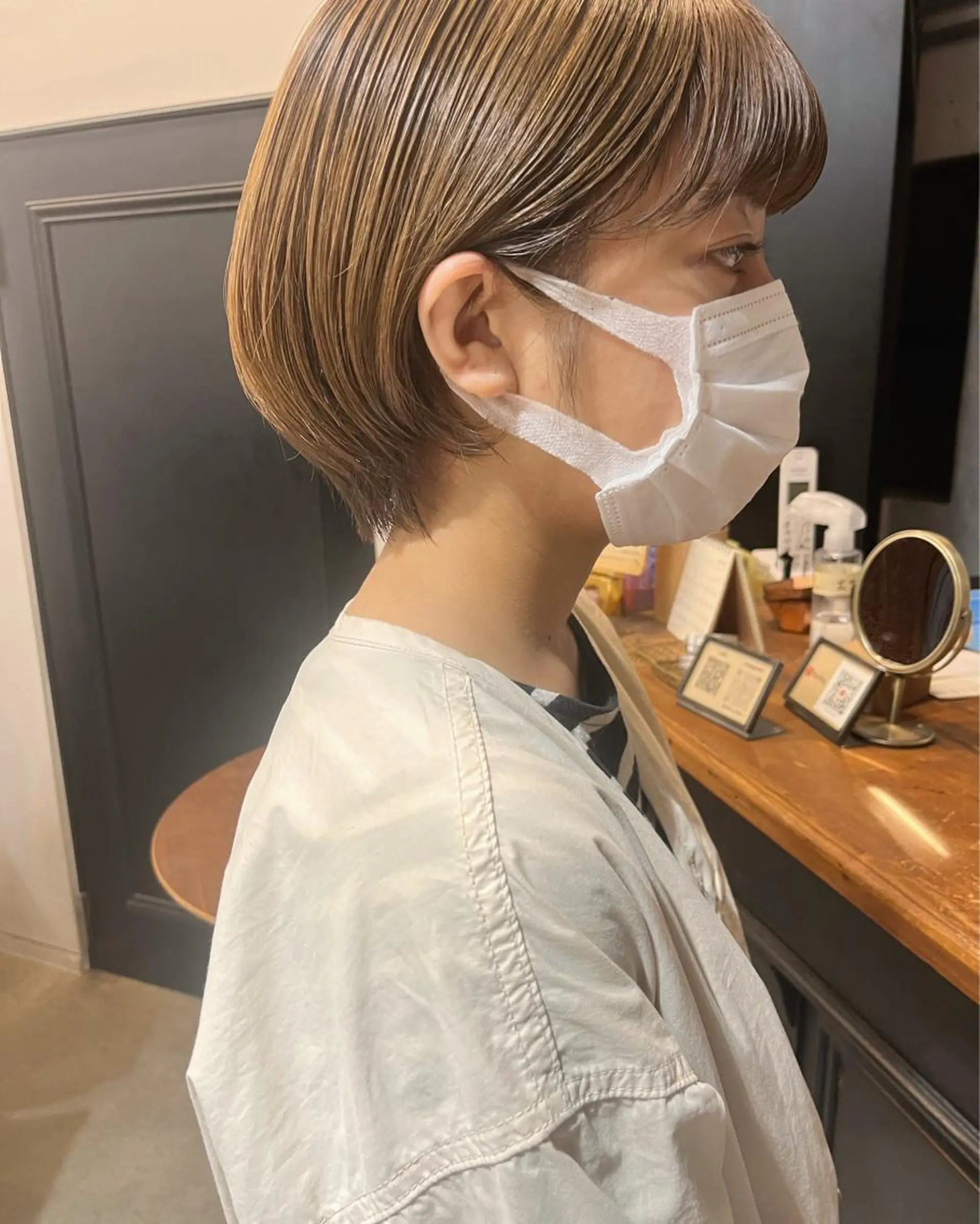 ショート 西山 紗耶香🪽 透明感カラー/ボブのヘアスタイル