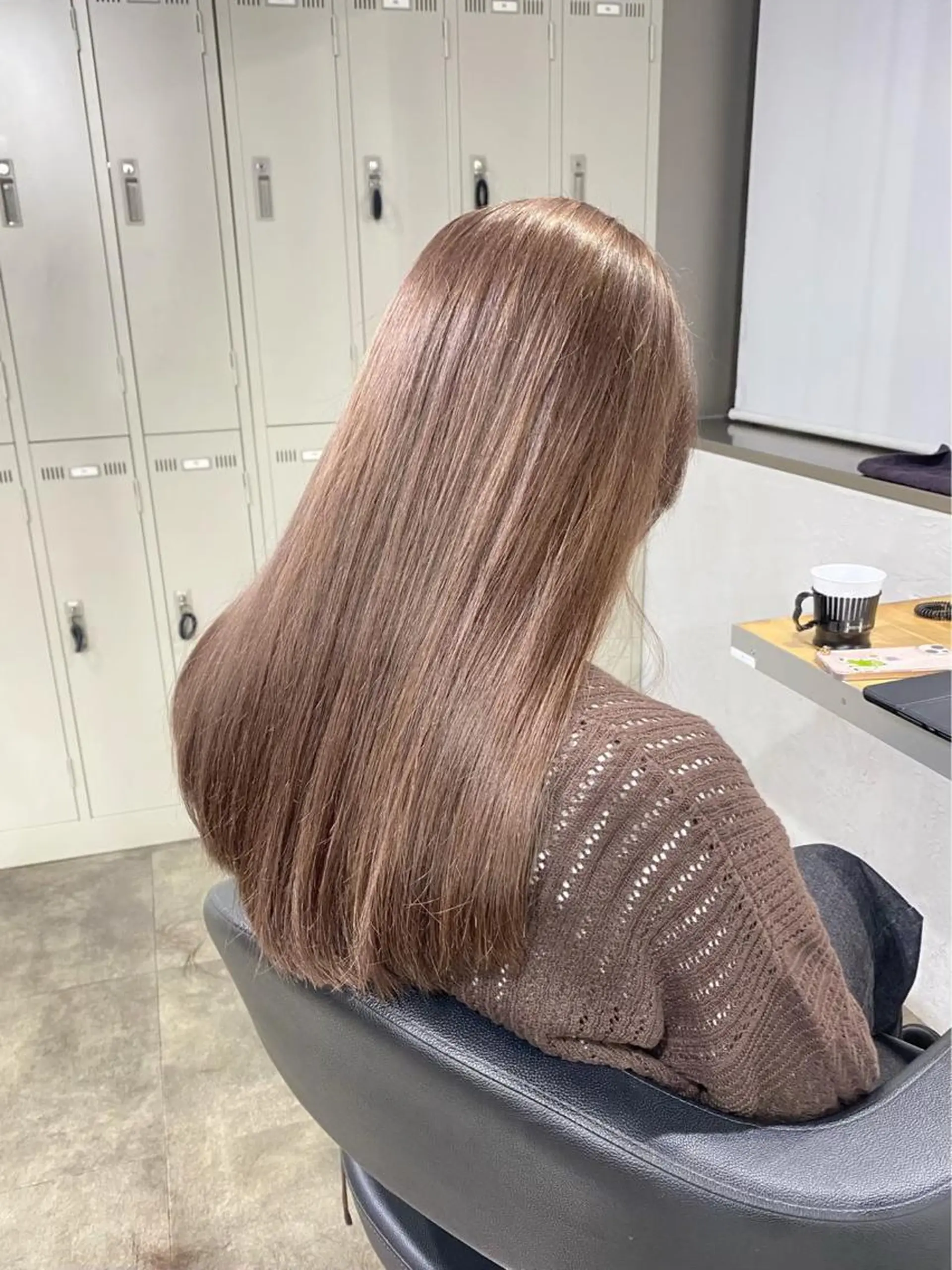 ロング カット ヘアカラー トリートメント ヘアセット 艶カラー の達人のヘアスタイル