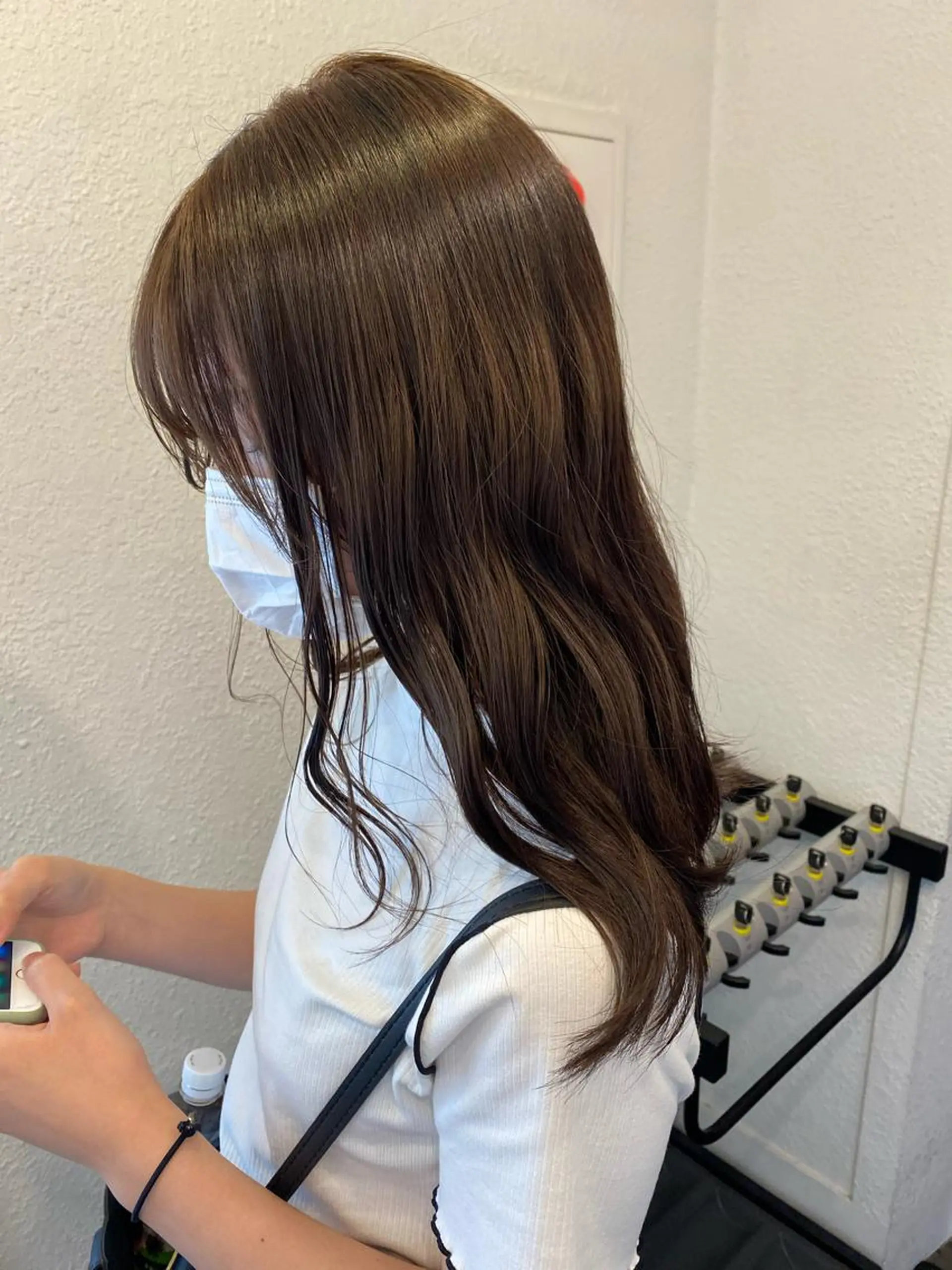 セミロング 名駅/艶韓国風ヘア miyabiのヘアスタイル