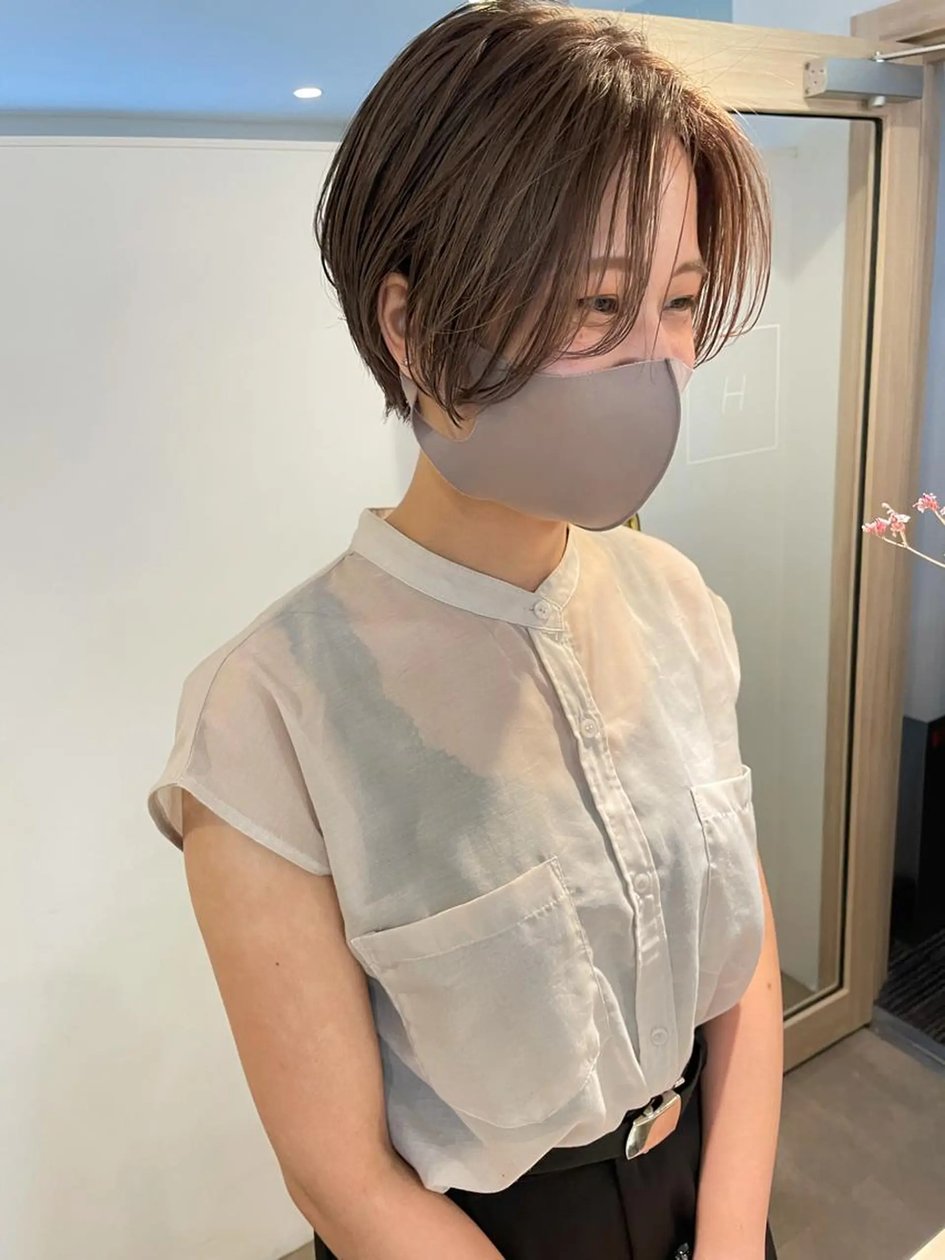 ショート 大迫 江梨のヘアスタイル