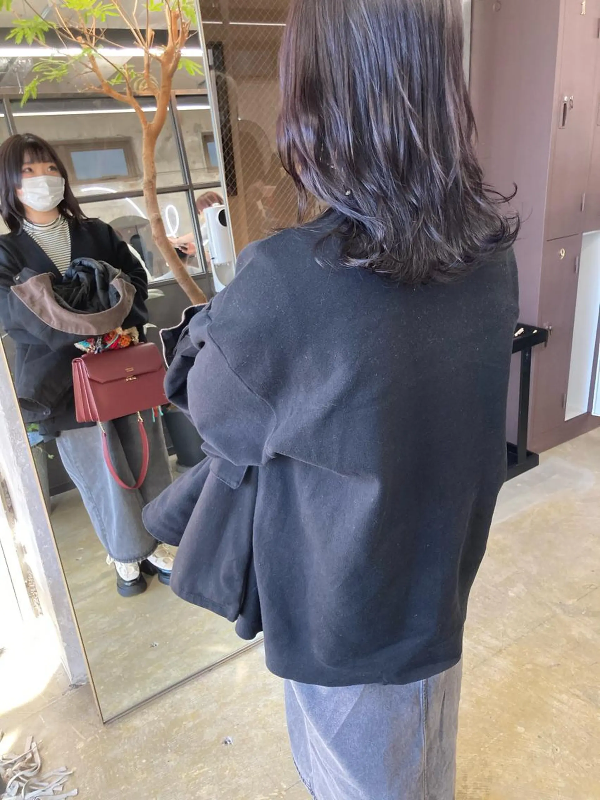 セミロング カラー ラベンダーカラー 小木曽智美 /ボブ/ショートのヘアスタイル