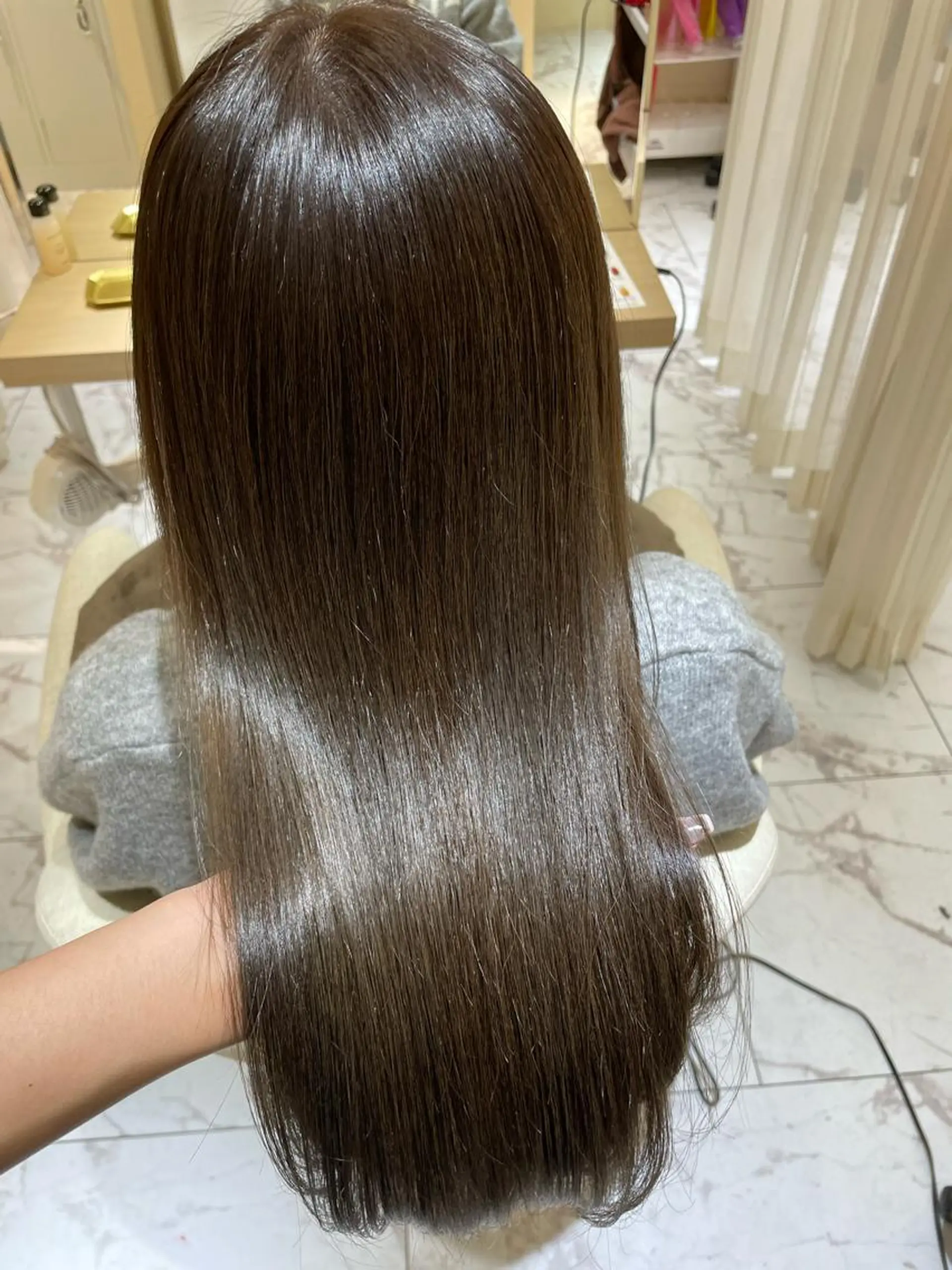 ロング 髪質改善 カット ヘアカラー トリートメント ヘッドスパ マホ/日吉/髪質改善 /レイヤー/ガーリーのヘアスタイル