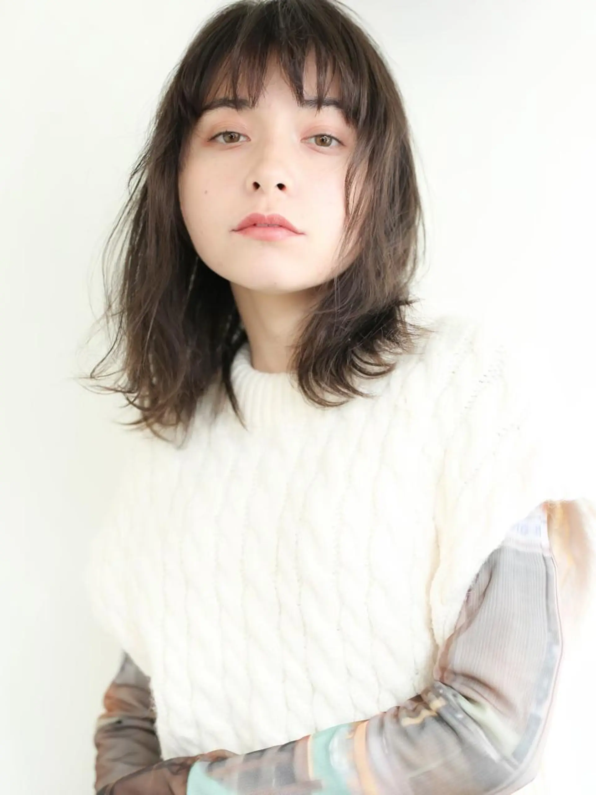 ミディアム カラー 兼平大地 inity心斎橋のヘアスタイル