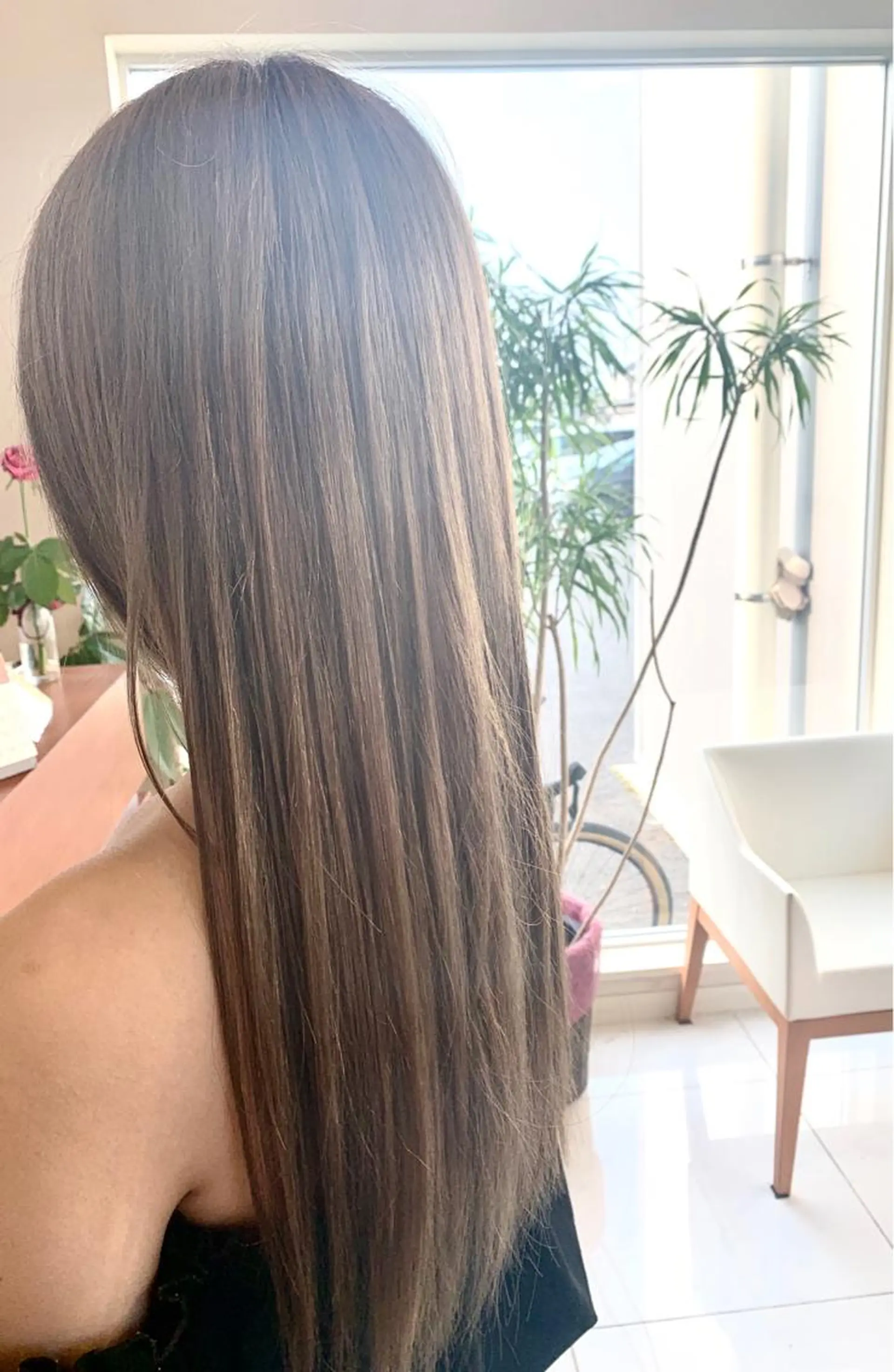 ロング 田中 美有のヘアスタイル