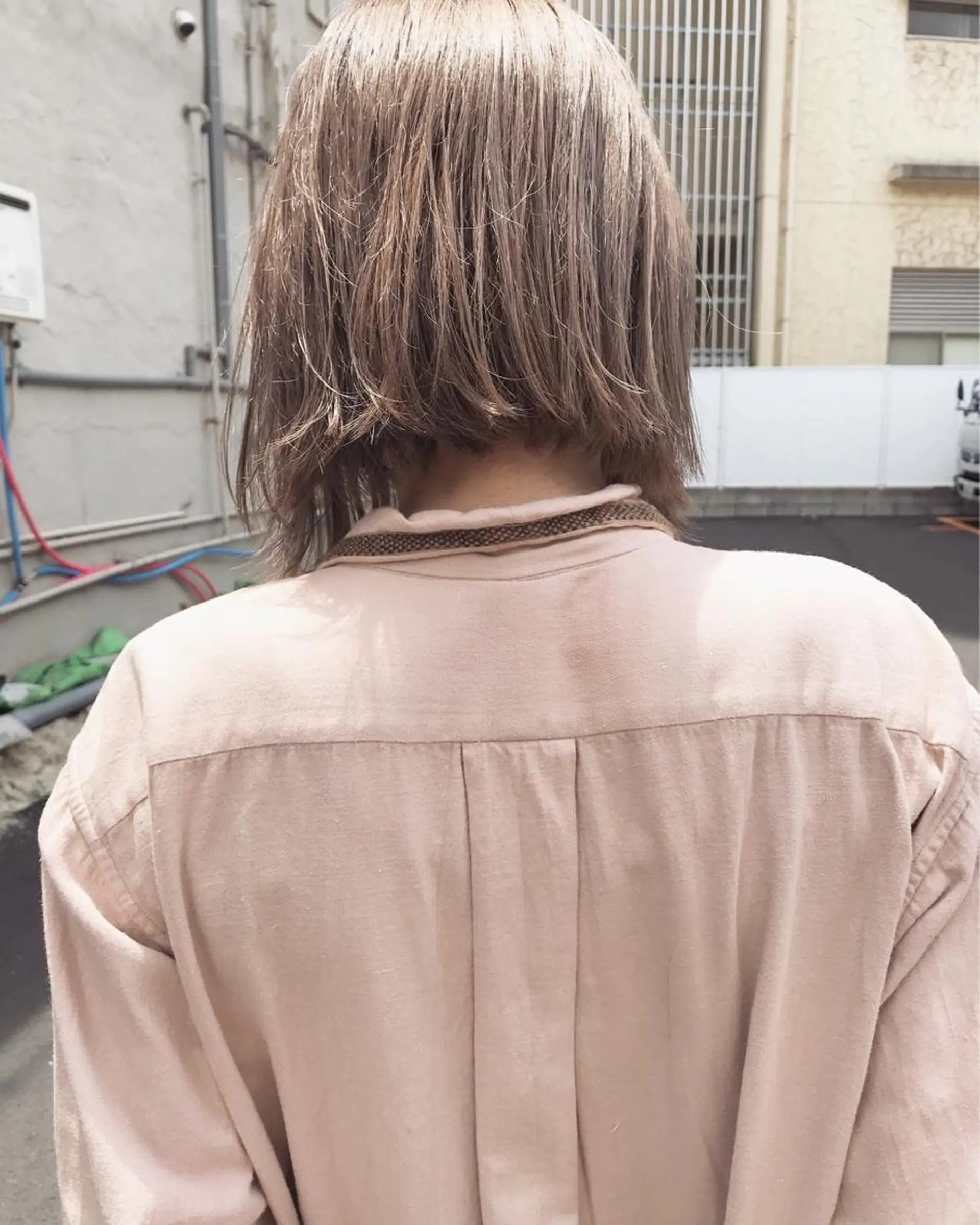 カラー ベージュカラー セピアベージュ ボブ Musiiik hairのヘアスタイル