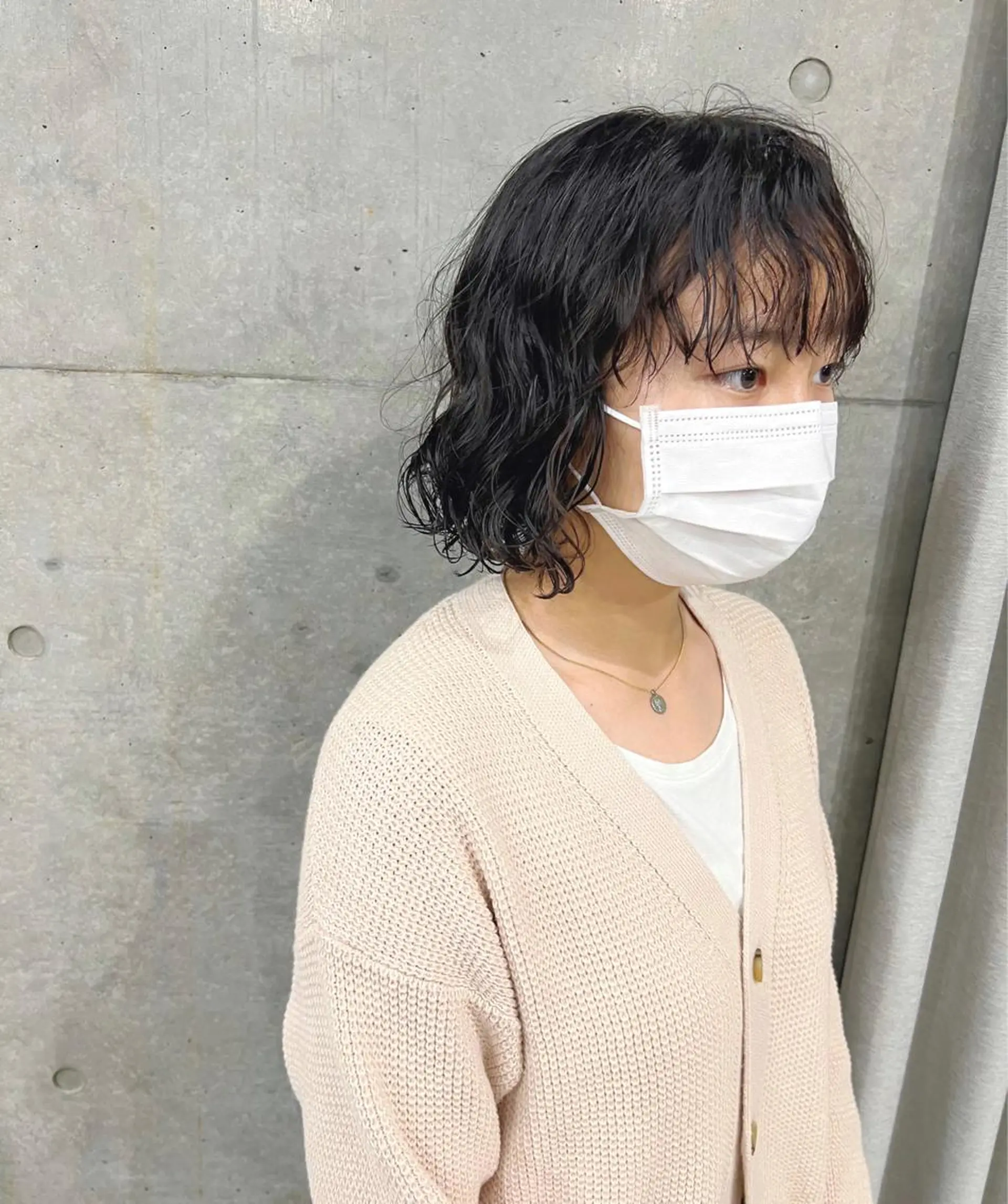 ショート パーマ ボブパーマコテ巻き風 パーマNo1深江秀平のヘアスタイル