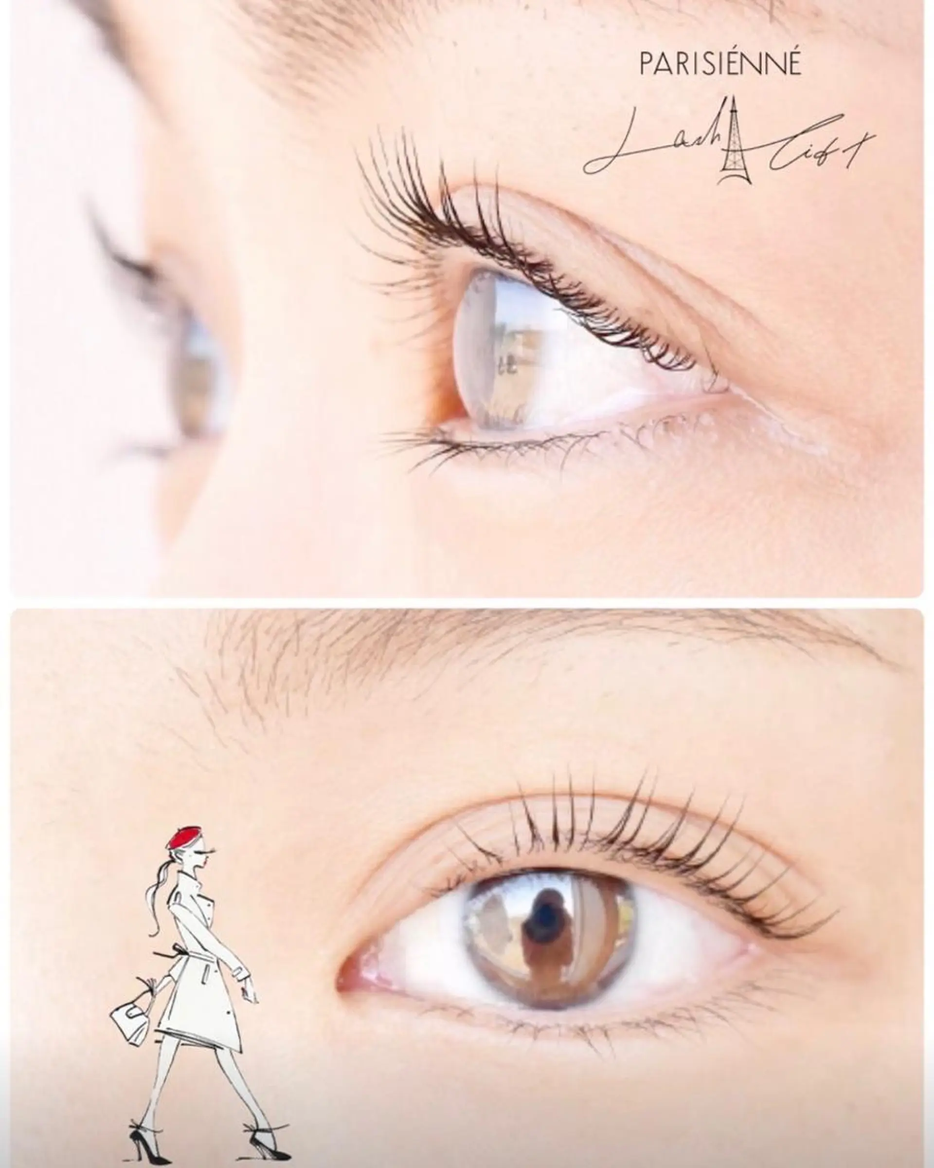 マツエク・マツパ パリジェンヌラッシュリフト 一重×まつ毛パーマ マツパ 🪞理想のお目元に ✨meache🎠のマツエク・マツパデザイン