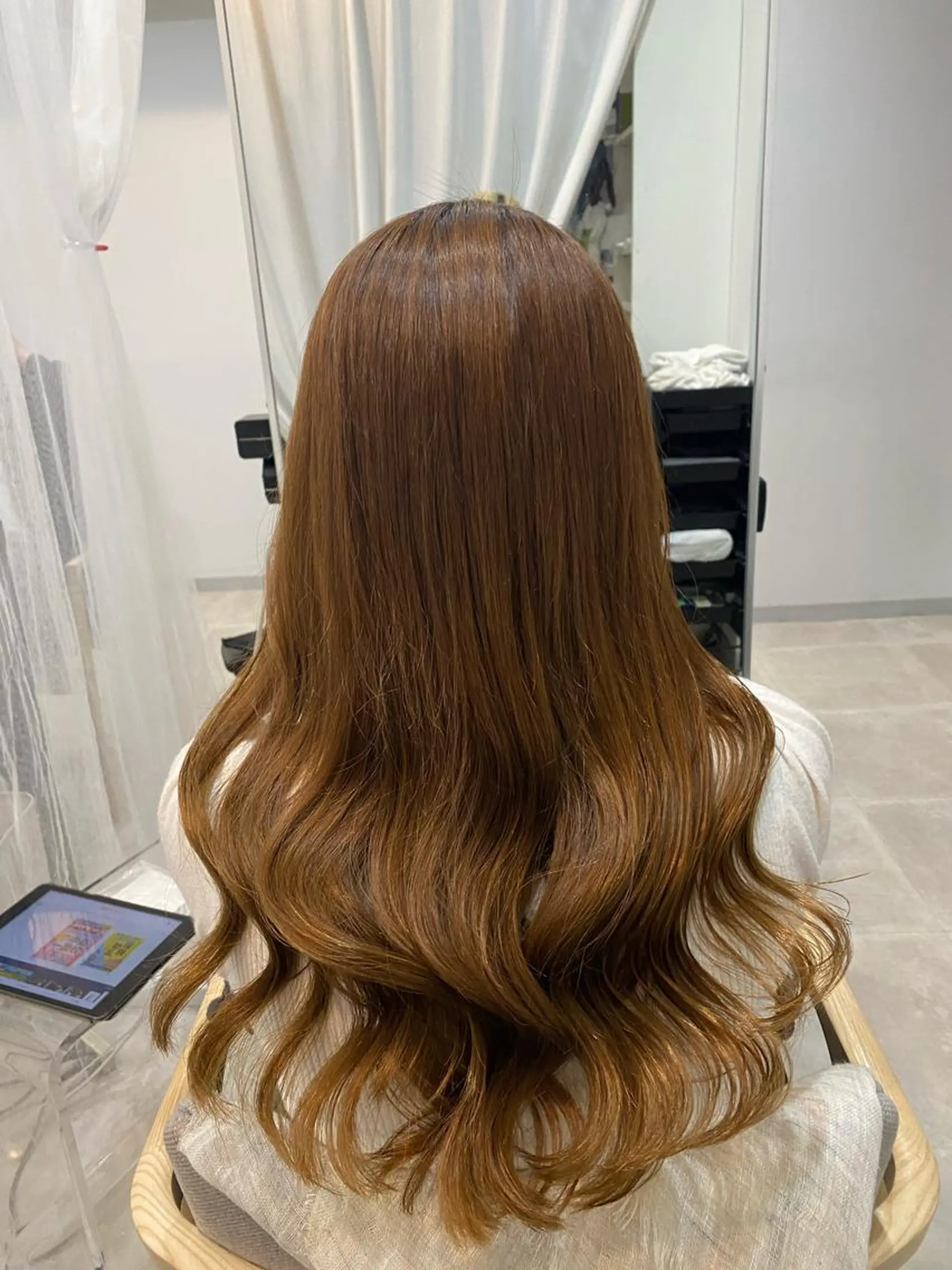 ロング 縮毛矯正 カット 縮毛矯正 トリートメント 谷川 李奈のヘアスタイル