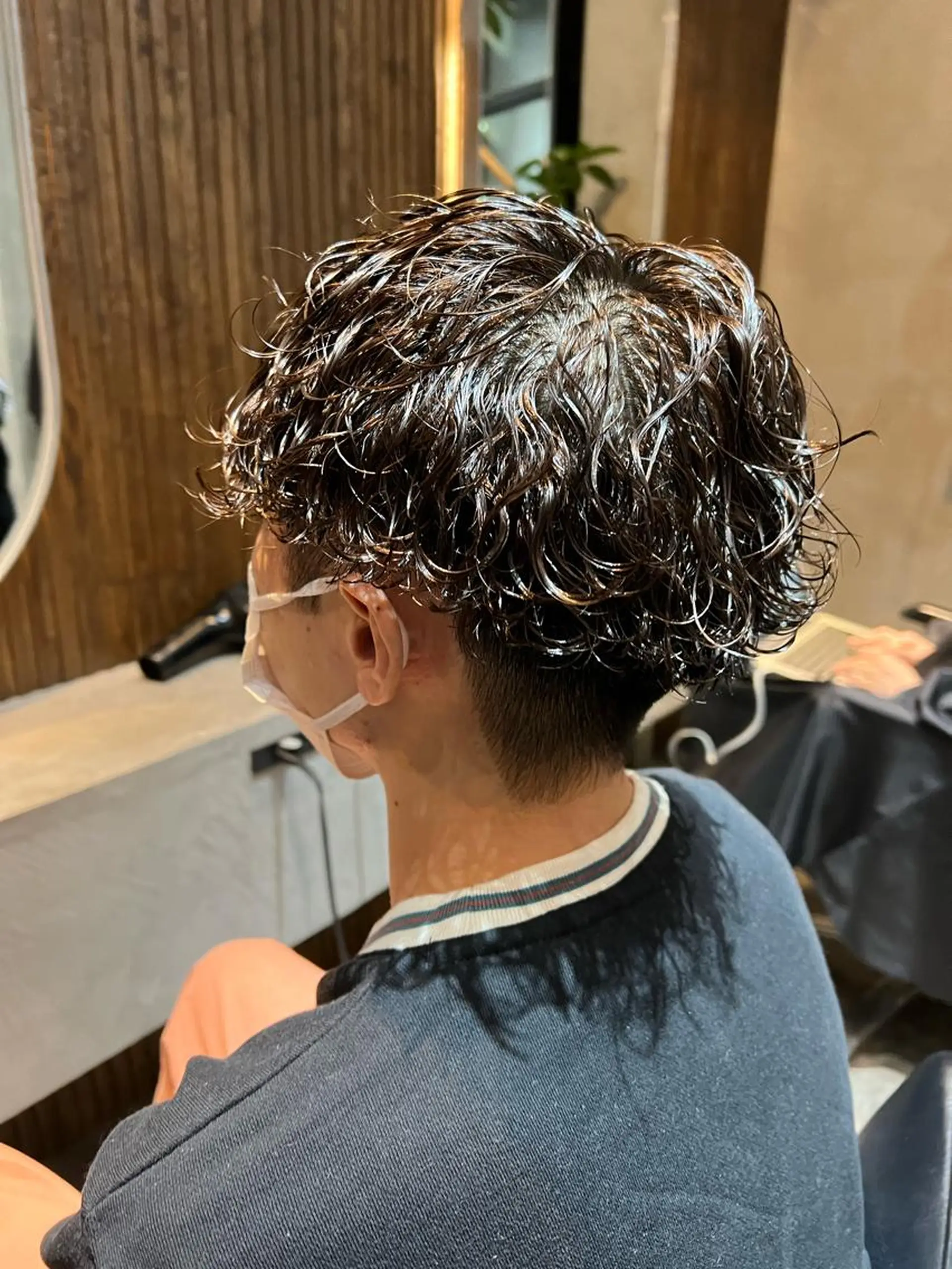 ショート パーマ メンズ カット パーマ トリートメント fifth JINGUMAE所属・波巻きスパイラルパー マ/シャドウパーマ駿のヘアスタイル