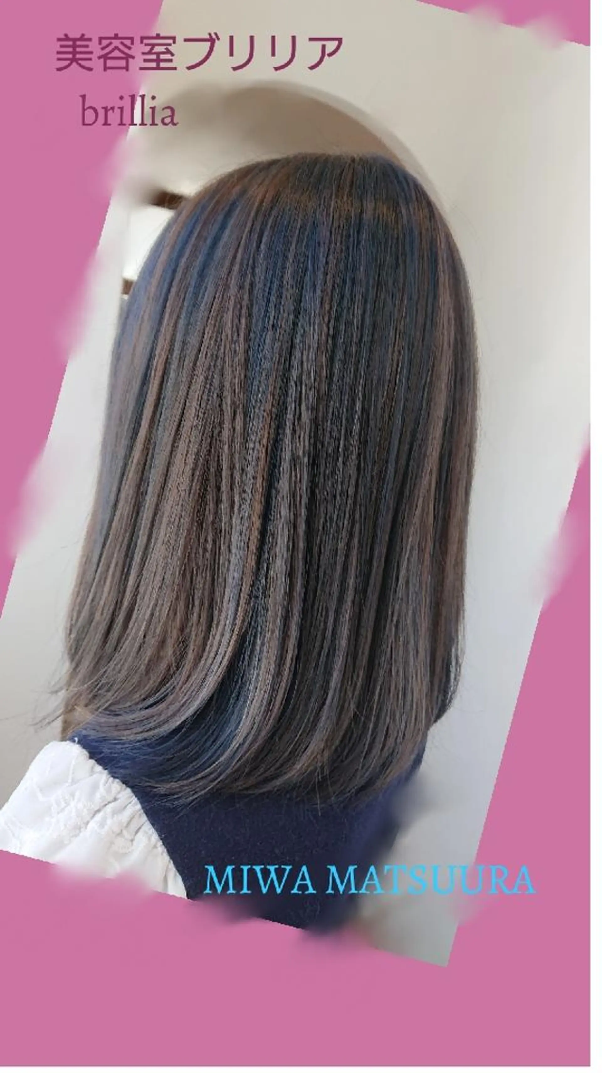 ミディアム カット ヘアカラー 松浦 美和【miwa】のヘアスタイル