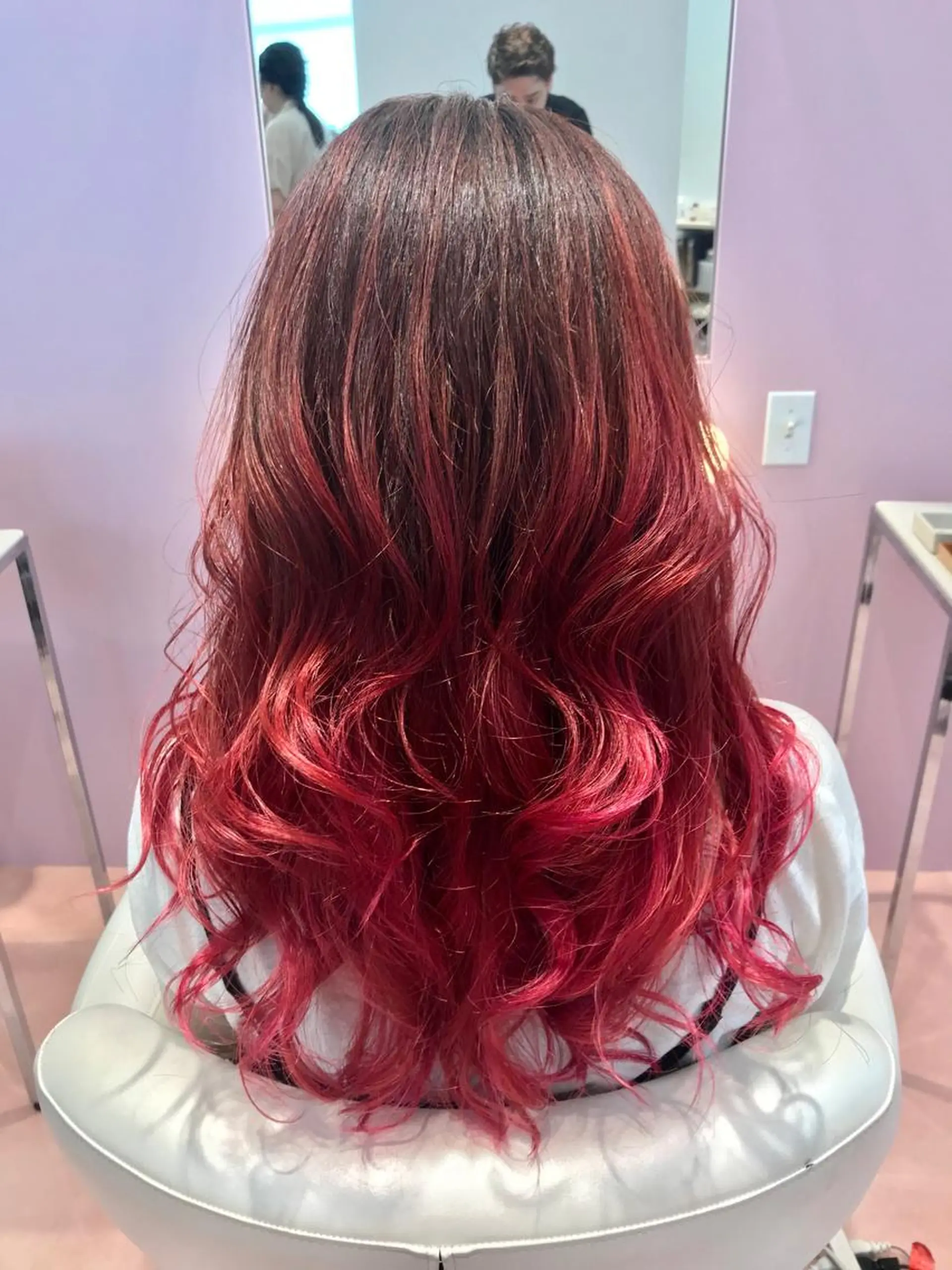 セミロング レイヤーカット 所渉/韓国レイヤー /ウルフカットのヘアスタイル