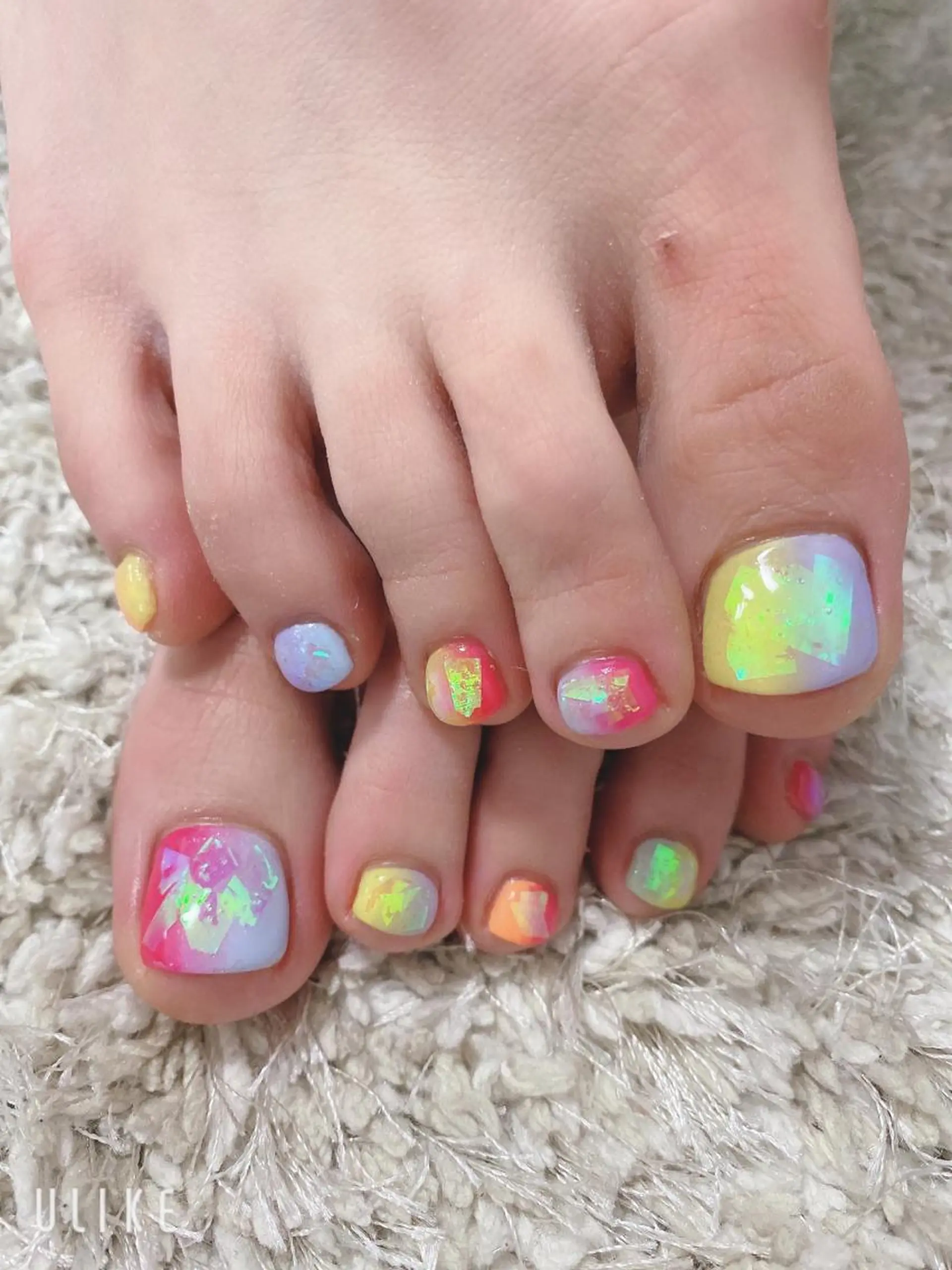 ネイル フットネイル 森山 舞のネイルデザイン