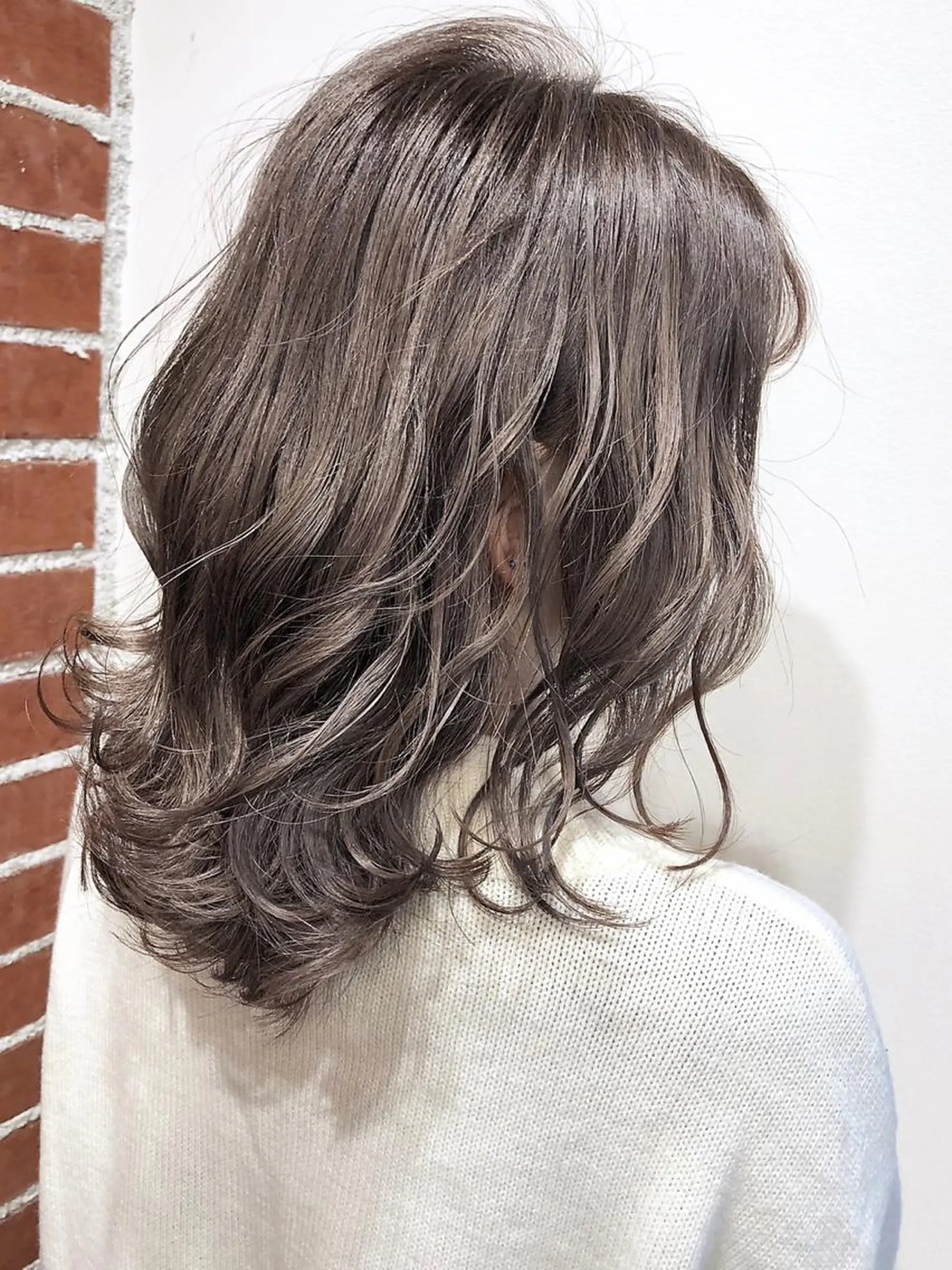 ミディアム カラー 岡崎勇人/レイヤー/ 韓国/ケラチンTRのヘアスタイル