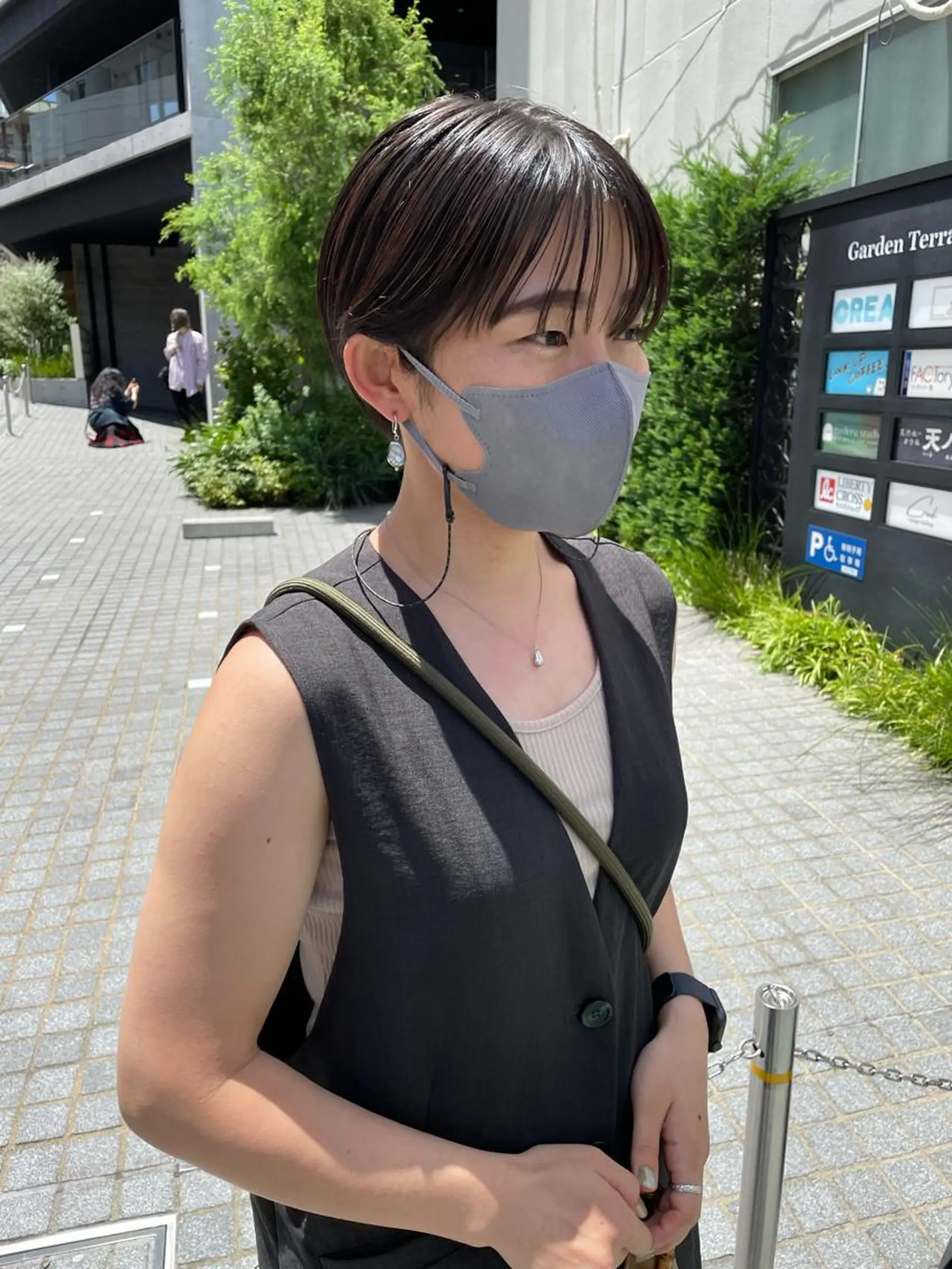 ショート カラー カット ヘアカラー トリートメント パーマ/透明感カラー /ボブ/吉田一生のヘアスタイル