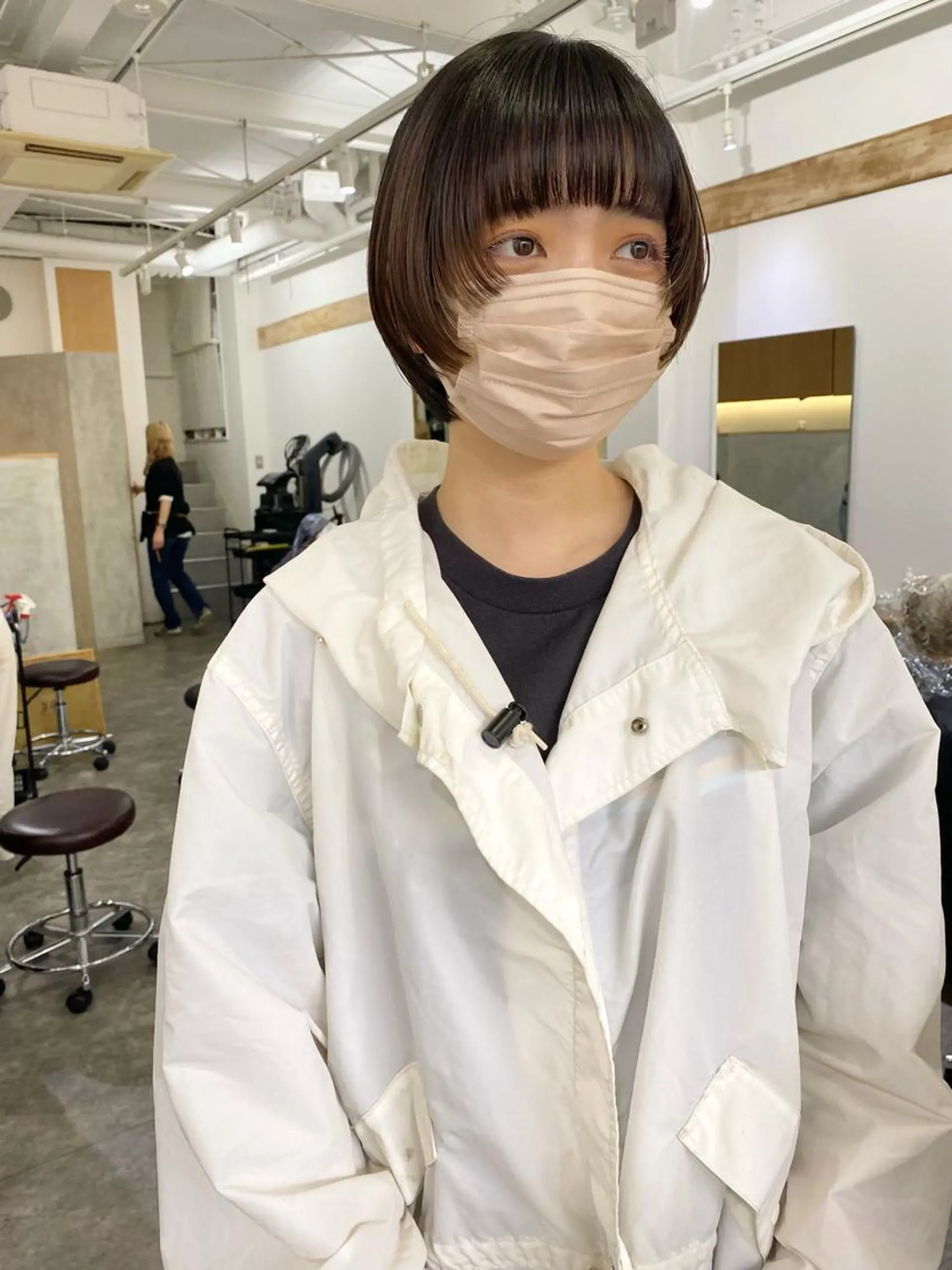 ショート ショートボブ ボブ ショートヘア カット 森貴裕/ベージュ/ パーマ/オリーブのヘアスタイル