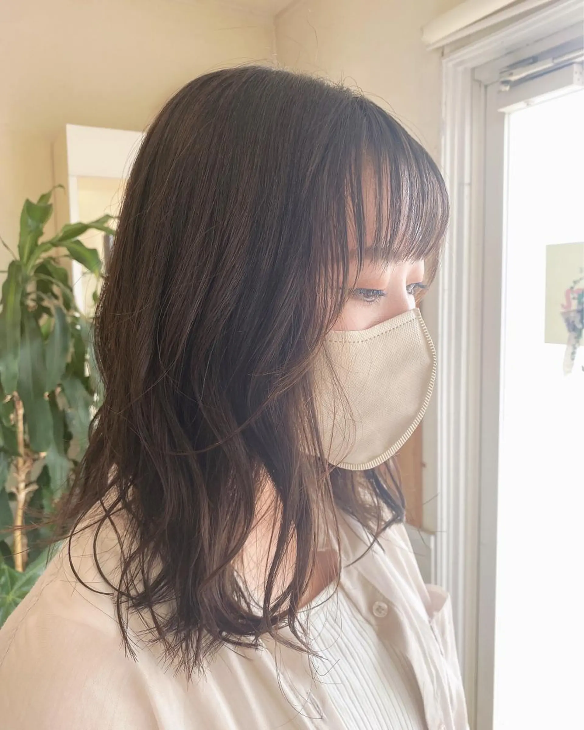 セミロング ヘアアレンジ ヘアー    アンド  フェイス  Lien所属・橋口 千裕のヘアスタイル