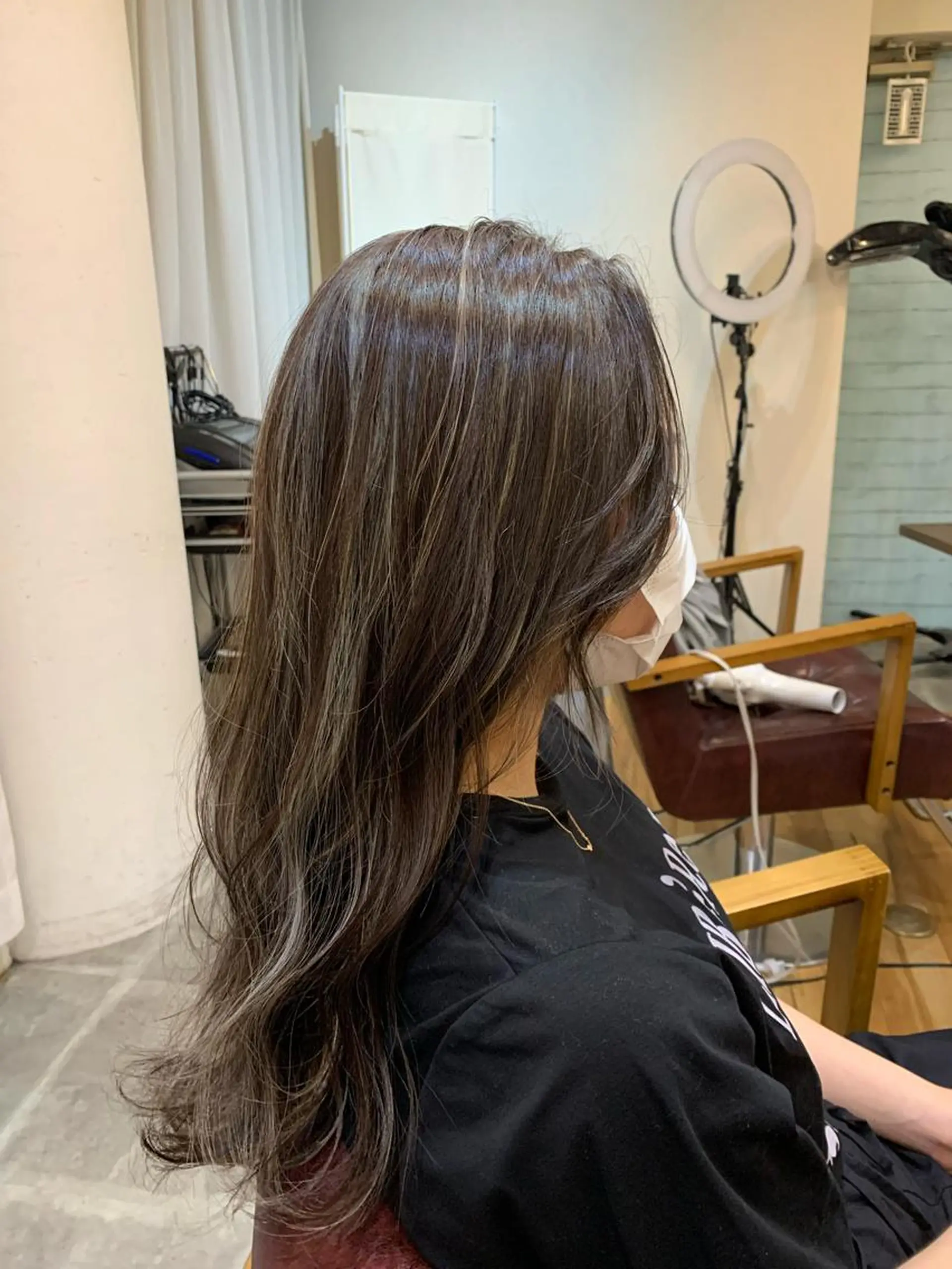 ミディアム ハイライト CECIL hair なんば店所属・メンズパーマ 艶髪☆店長☆有馬のヘアスタイル