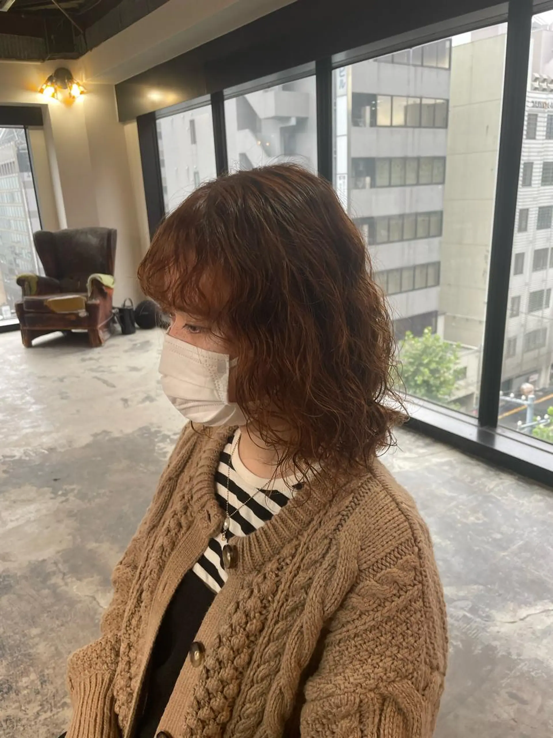 ミディアム パーマ ミディアムパーマ ツイストスパイラルパーマ ボブ ハイライト 髪質改善 カット ヘアカラー トリートメント La fith hair ray所属・メンズ/パーマ/ ブリーチ/KAITOのヘアスタイル