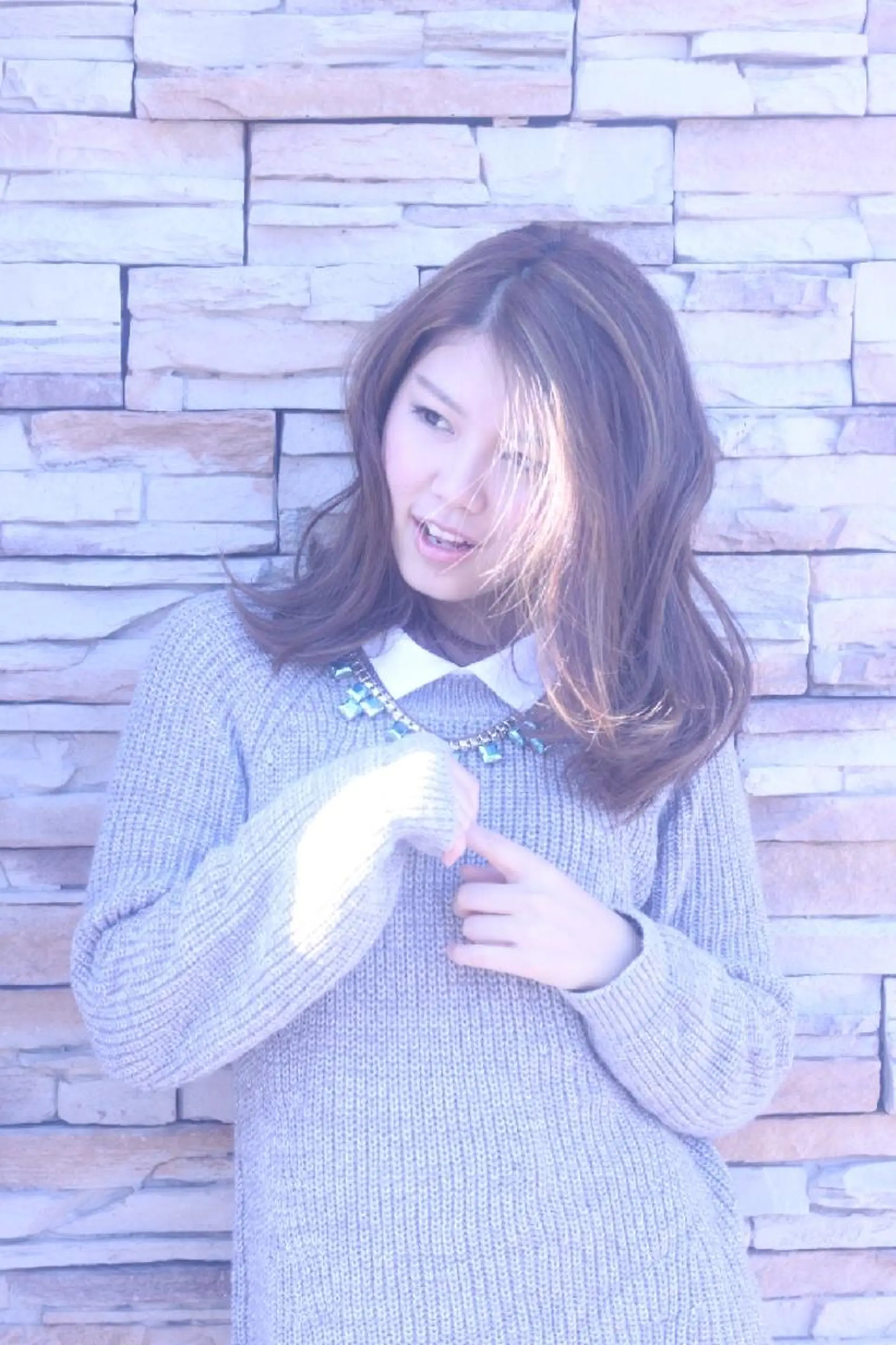 セミロング カラー ブルーカラー 髪質改善 トリートメント ヘッドスパ 髪の病院ルーミールーム所属・髪の病院 ルーミールームのヘアスタイル