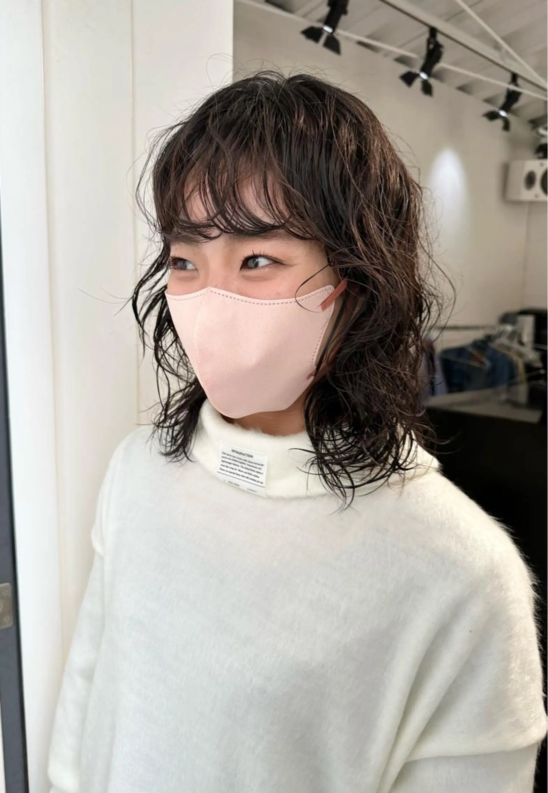 ミディアム カラー パーマ カット ヘアカラー パーマ トリートメント レイヤーカット/艶髪 ✨💭KIRARIのヘアスタイル