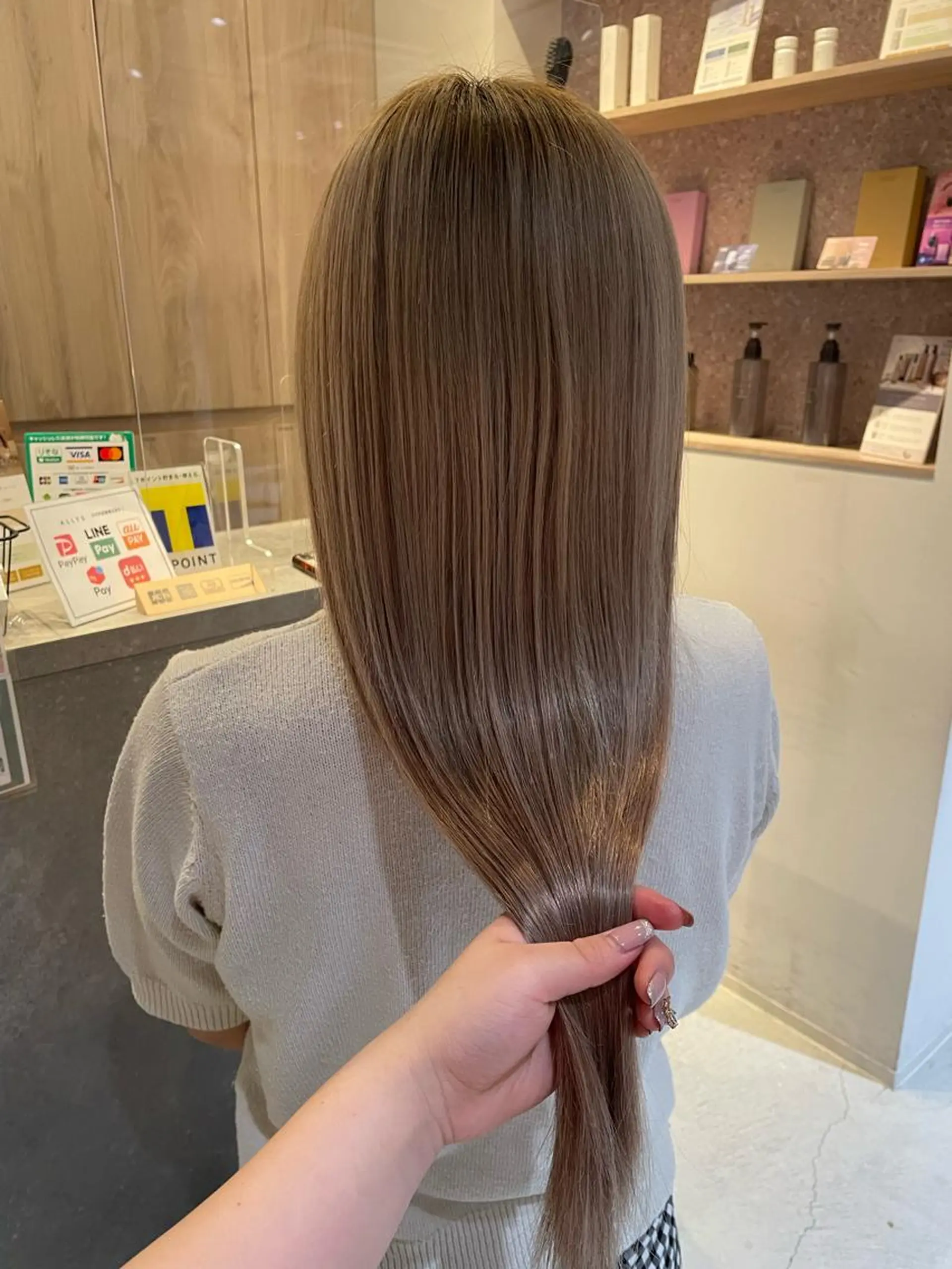 ロング カラー ヘアアレンジ メンズ 寺西 恵🪡🤍のヘアスタイル