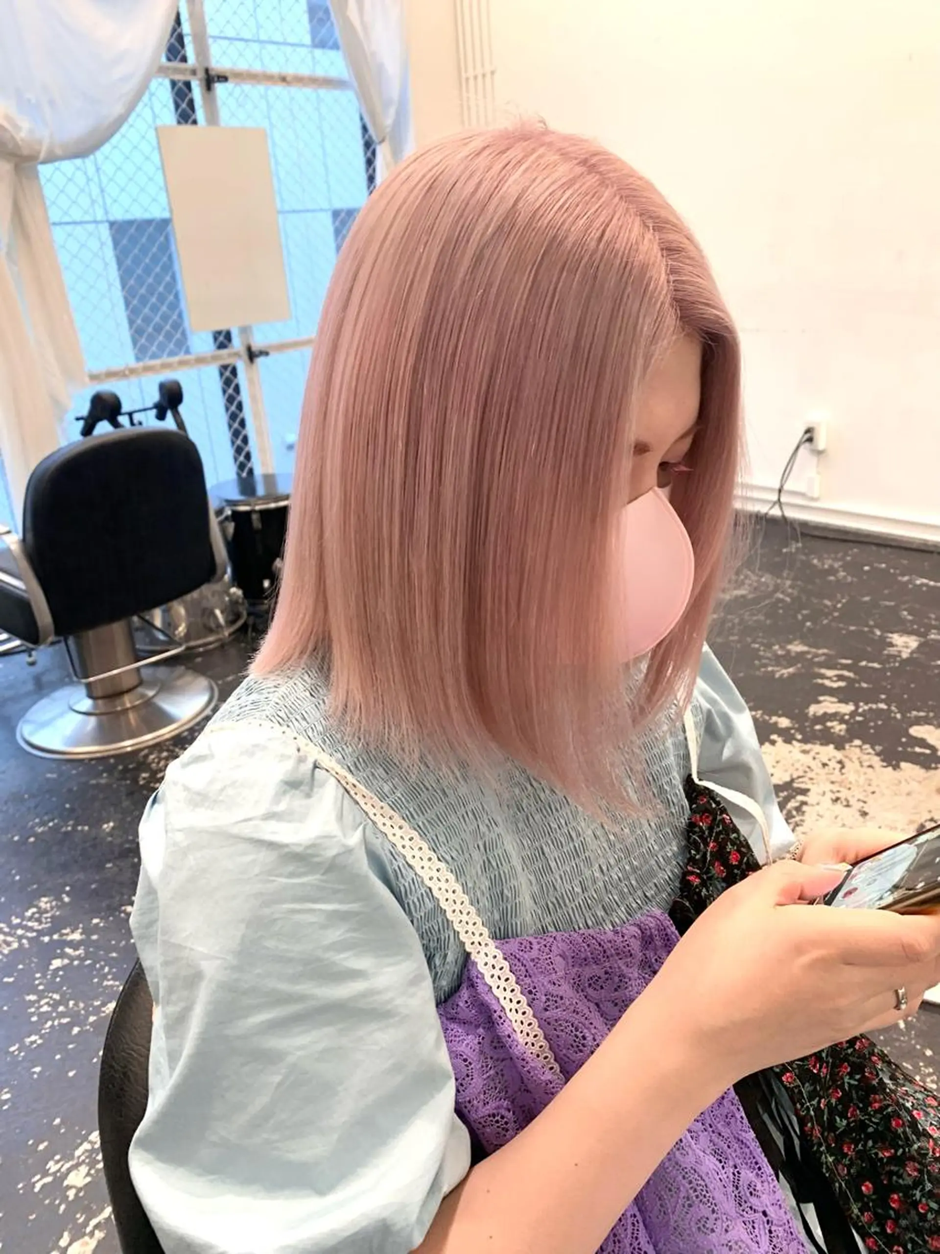 セミロング カラー ヘアカラー トリートメント レイヤーカット/艶髪 ✨💭KIRARIのヘアスタイル