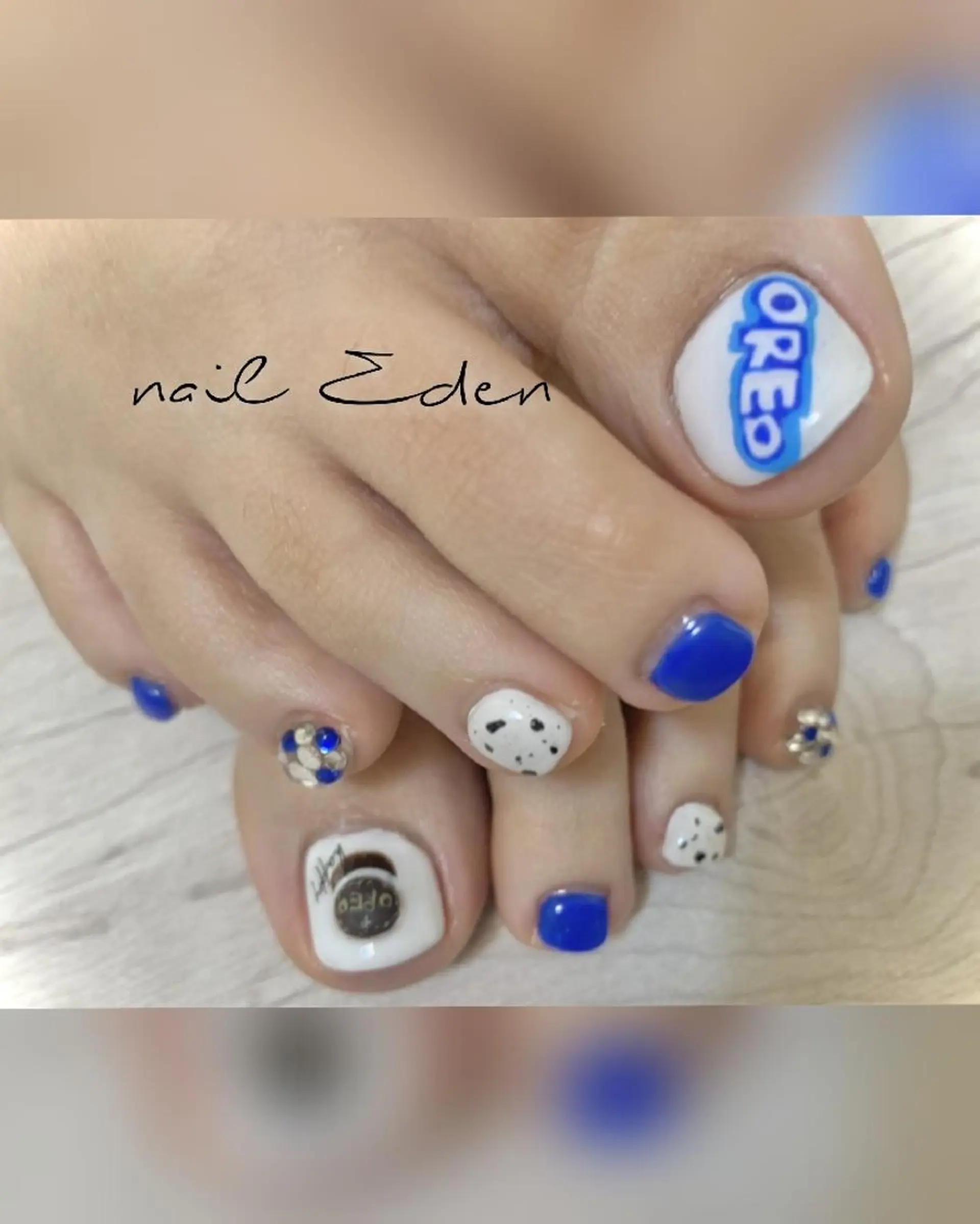 ネイル 持ち込み フットネイル Eden　private nail saron所属・Eden ♾️のネイルデザイン