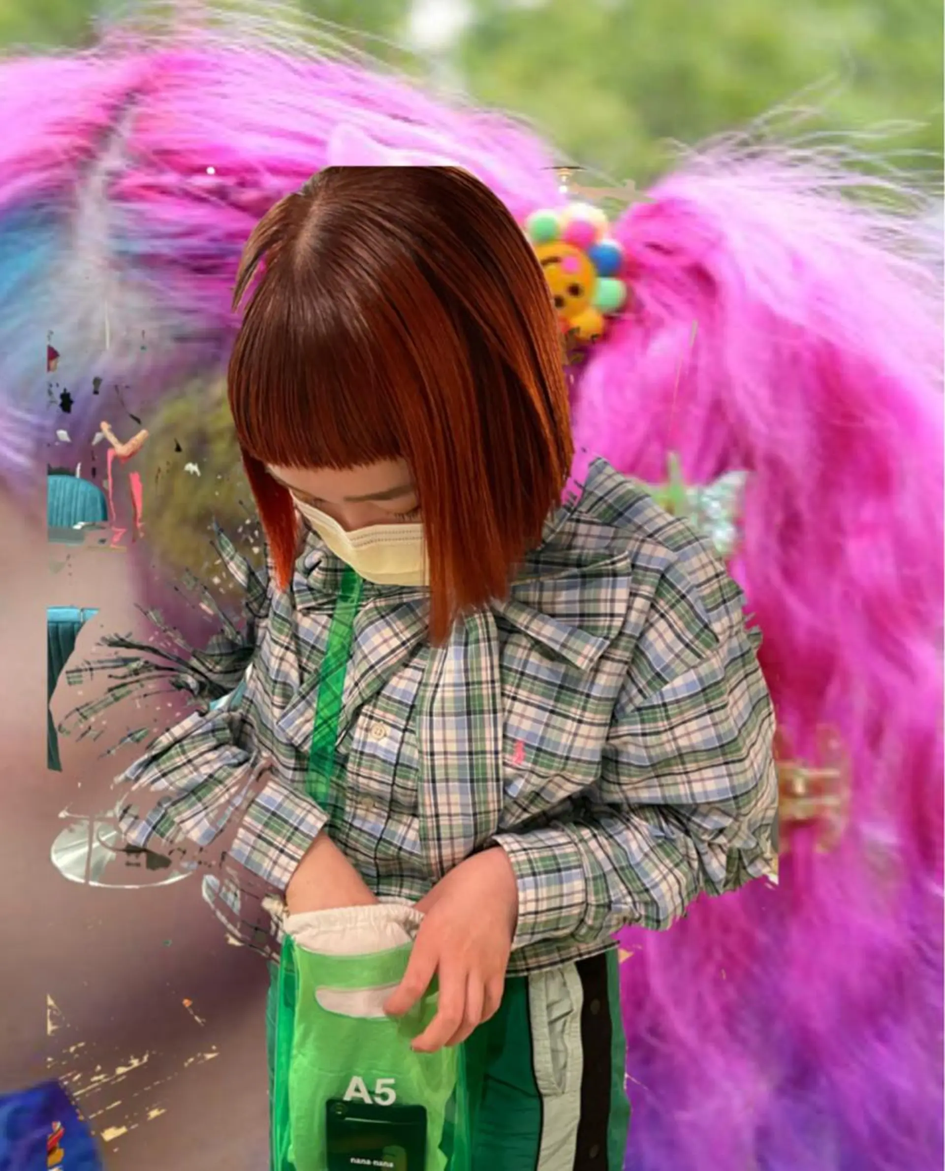 ショート カラー バレイヤージュ ブリーチ ケアブリーチ デザインカラー ダブルカラー ヘアカラー トリートメント スパイラルパーマ 🌐hina⭐️のヘアスタイル