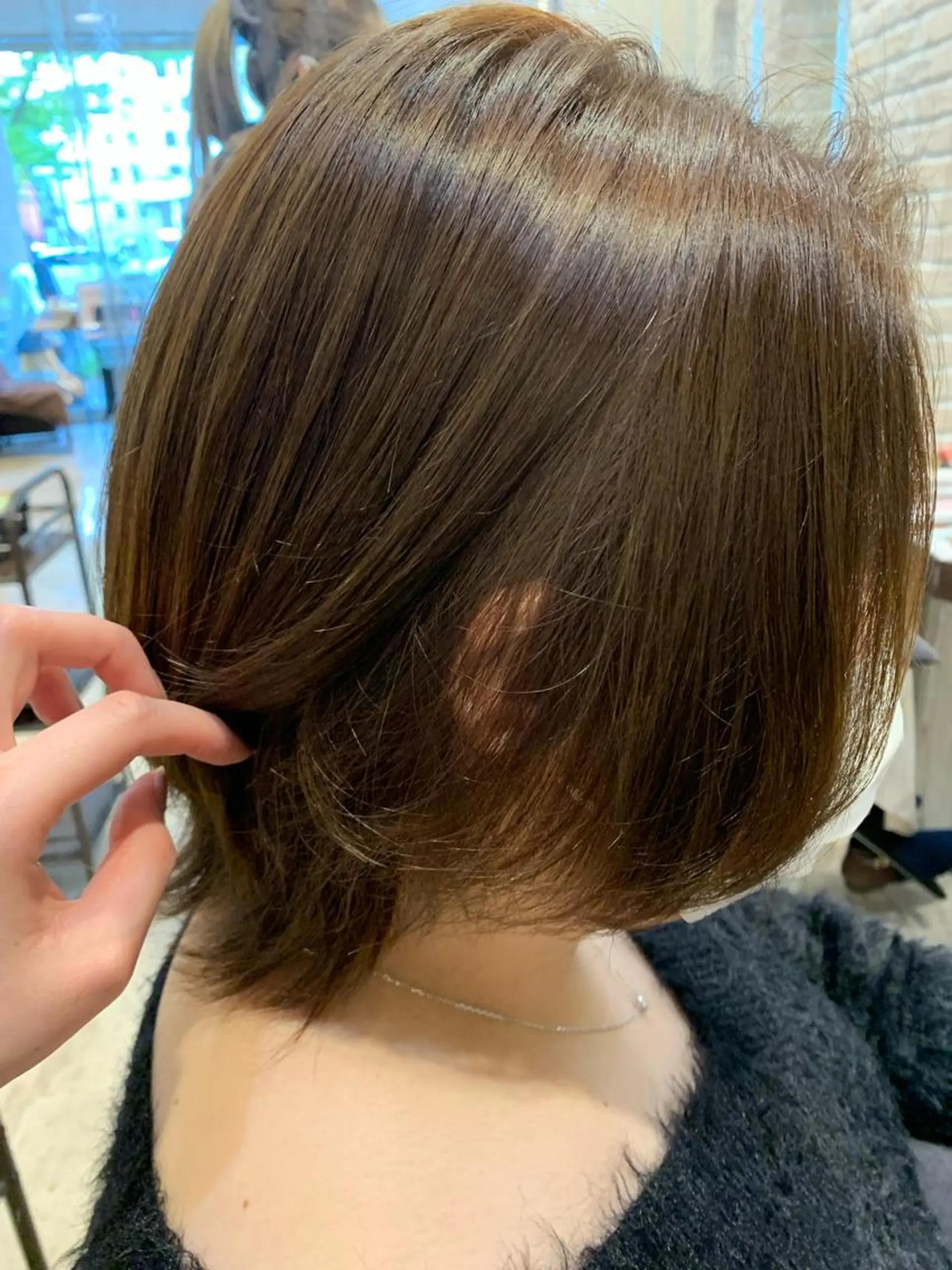 カラー ベージュカラー ヘアカラー Rina🪄 韓国風レイヤーcutのヘアスタイル