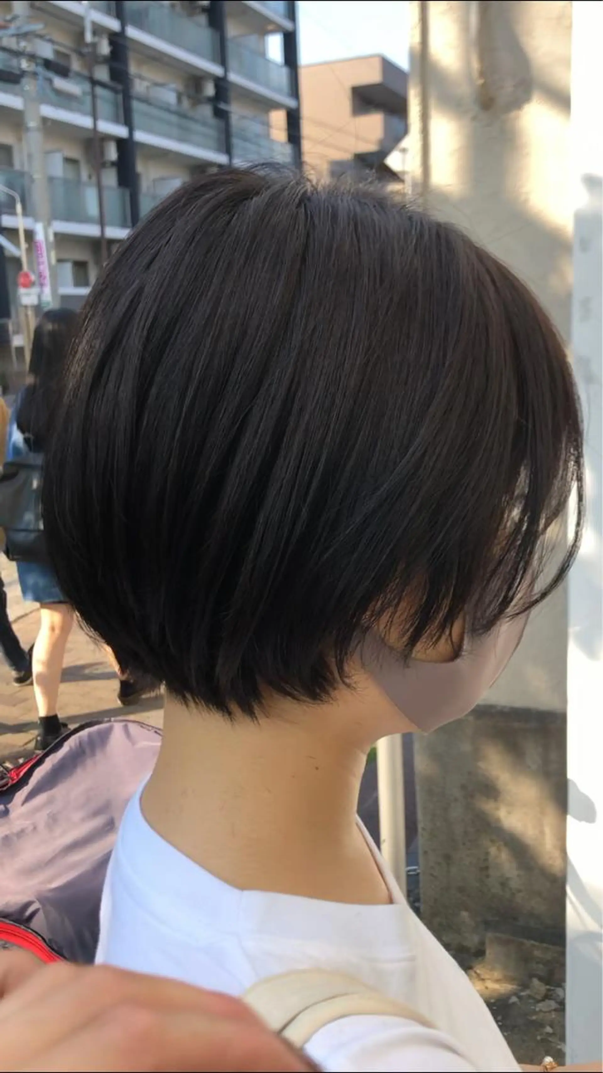 ショート カラー ブラウンカラー ショートヘア カット ヘアカラー トリートメント 本山　くせ毛のカット 尾島光季のヘアスタイル