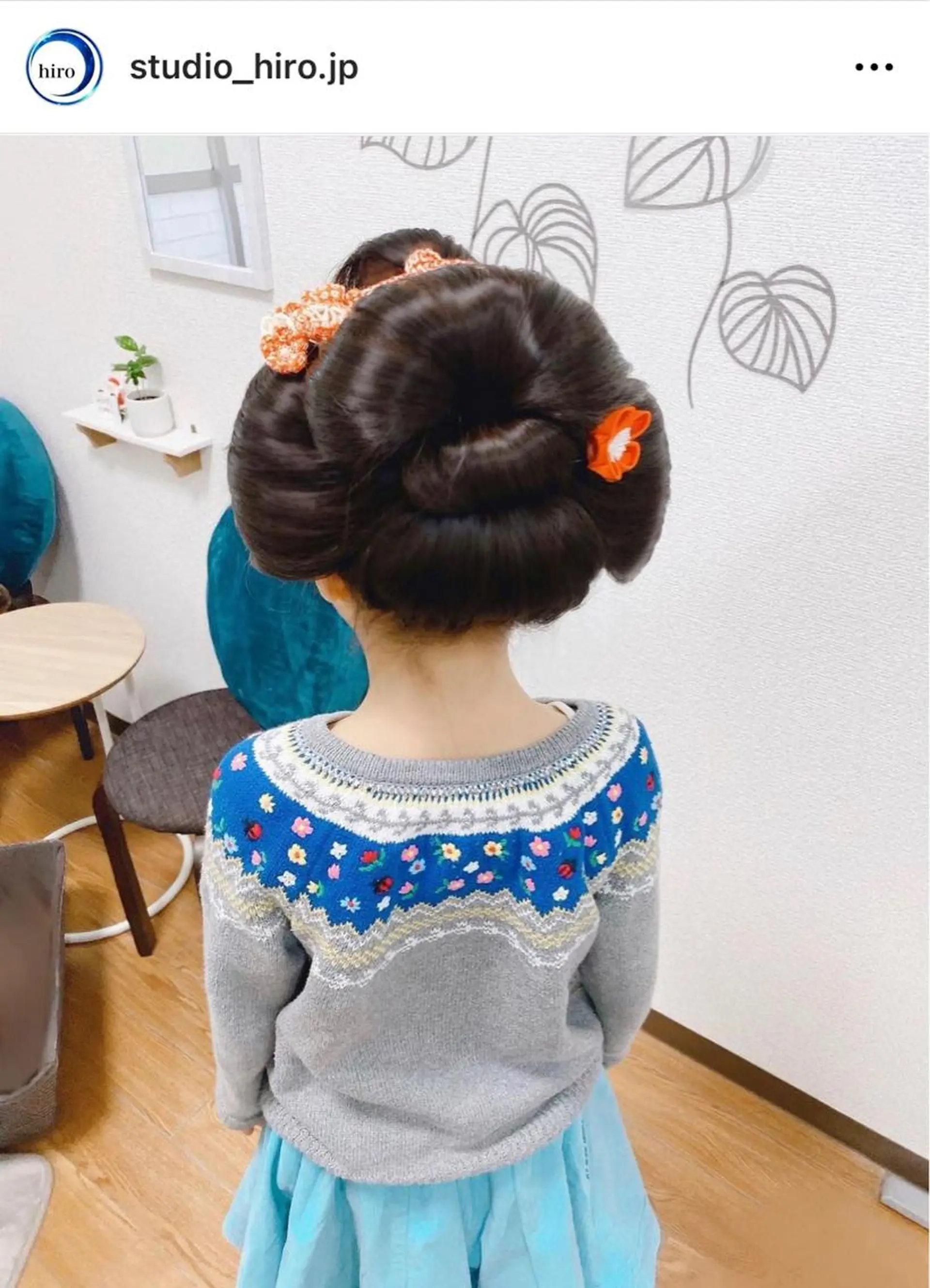 セミロング ヘアセット 京都.祇園セットサロン:スタジオ ヒロ【Studio hiro】所属・ヒロ(hiro) •スタジオヒロのヘアスタイル