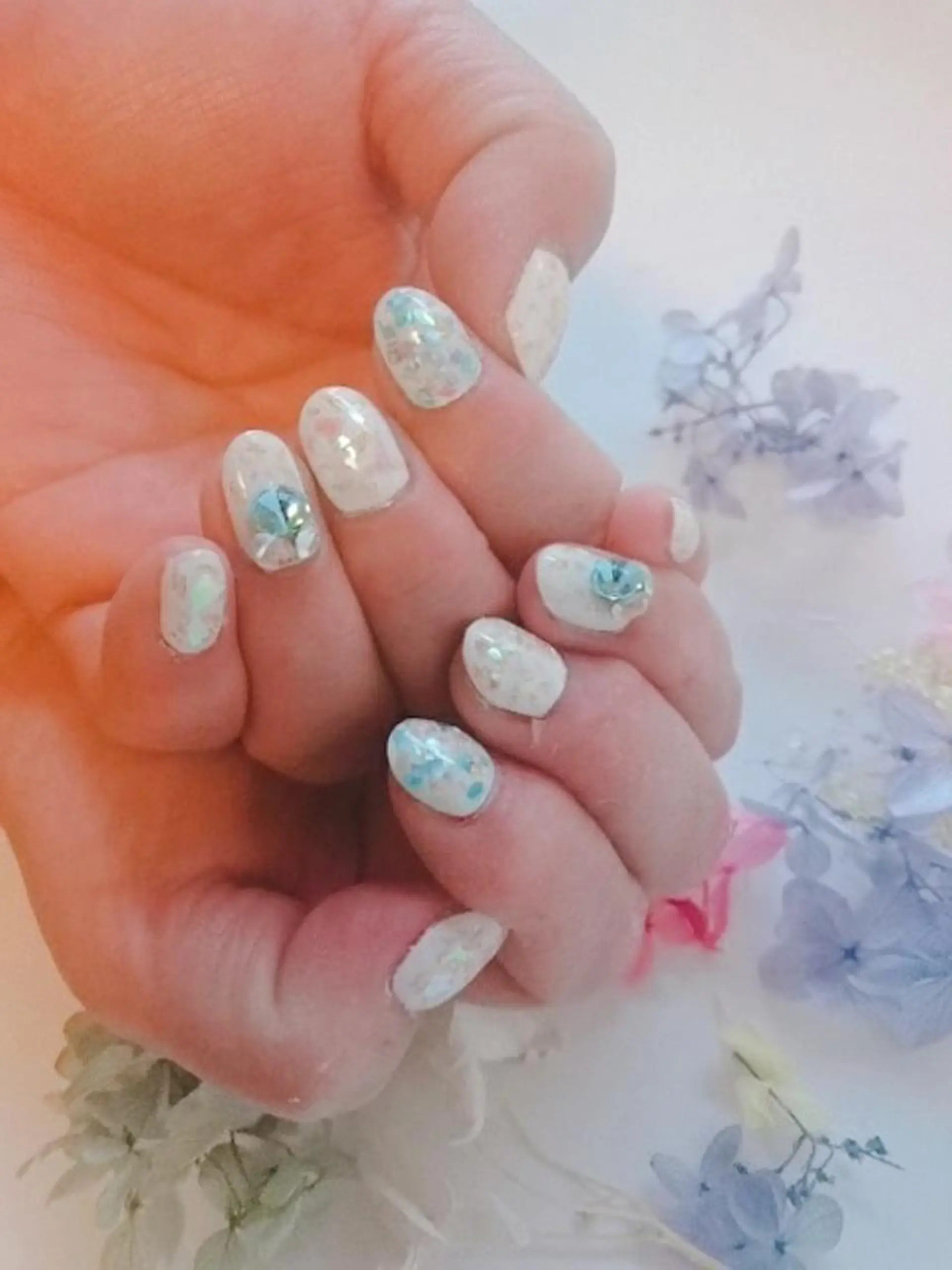 ネイル アートネイル ホログラムネイル トミーワイネイル所属・トミー ワイのネイルデザイン