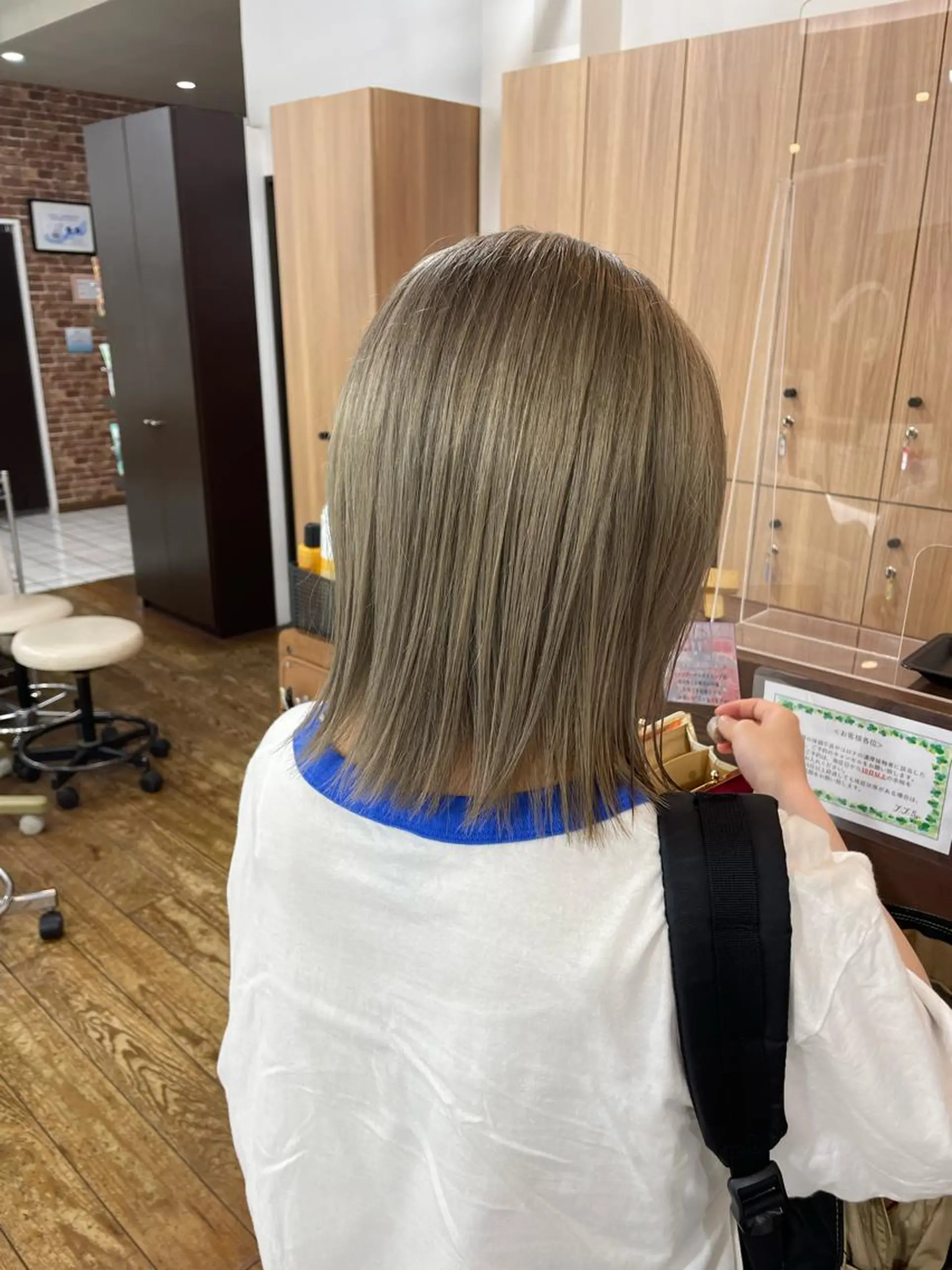 ミディアム カラー ベージュカラー ブリーチ ホワイトベージュ 【Basis】 Nanakoのその他イメージ