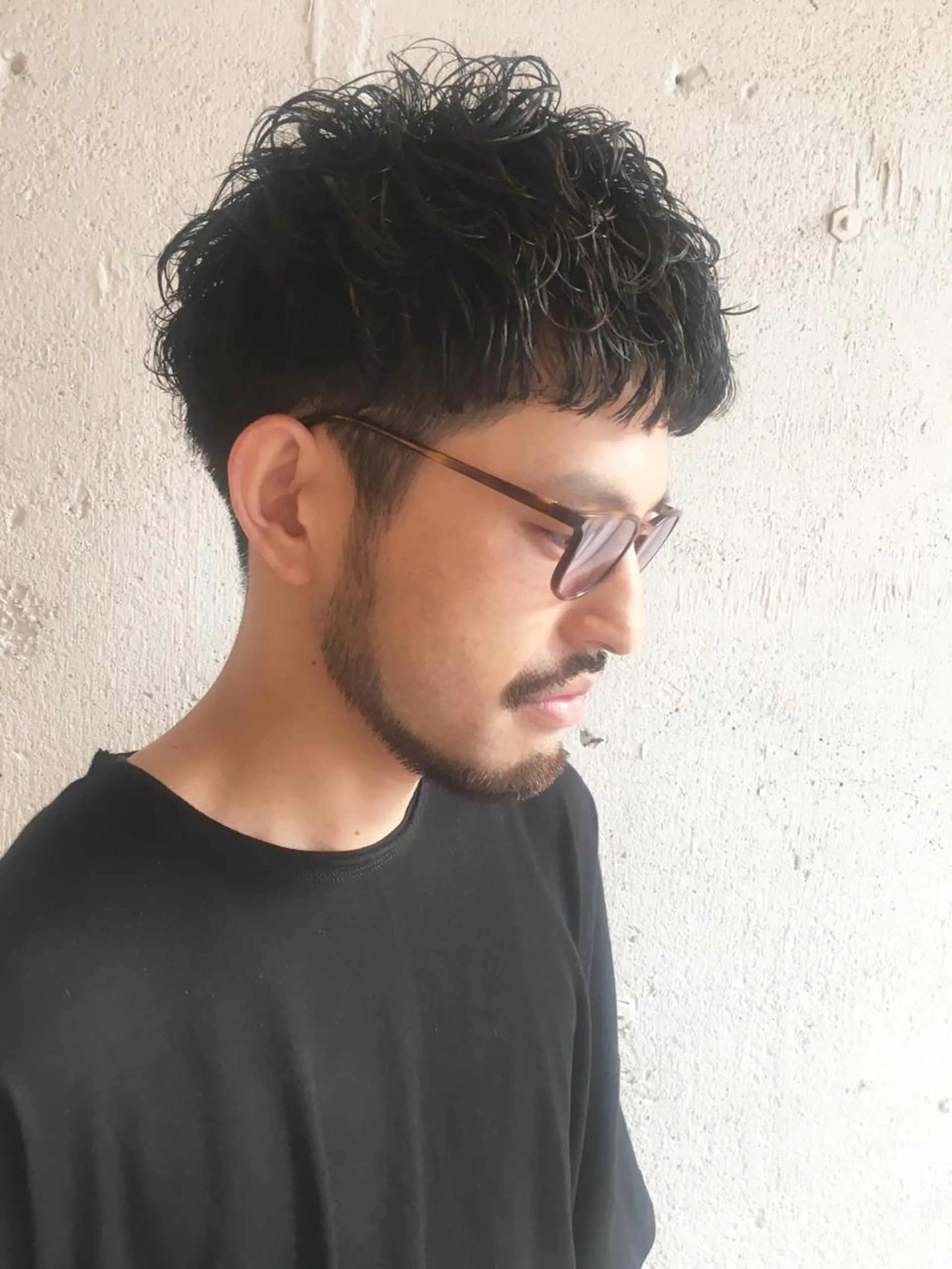 ショート メンズ メンズパーマ Fuuu《フゥ》所属・シノザキ シンゴのヘアスタイル