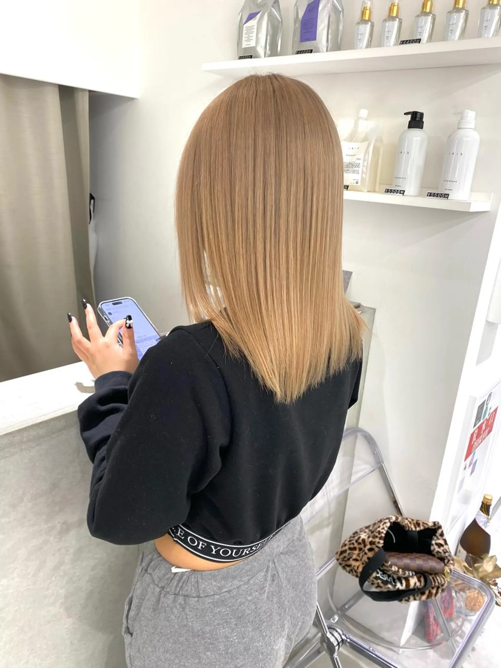 カラー ヘアカラー トリートメント kumon ayu ブリーチ/ハイトーンのヘアスタイル