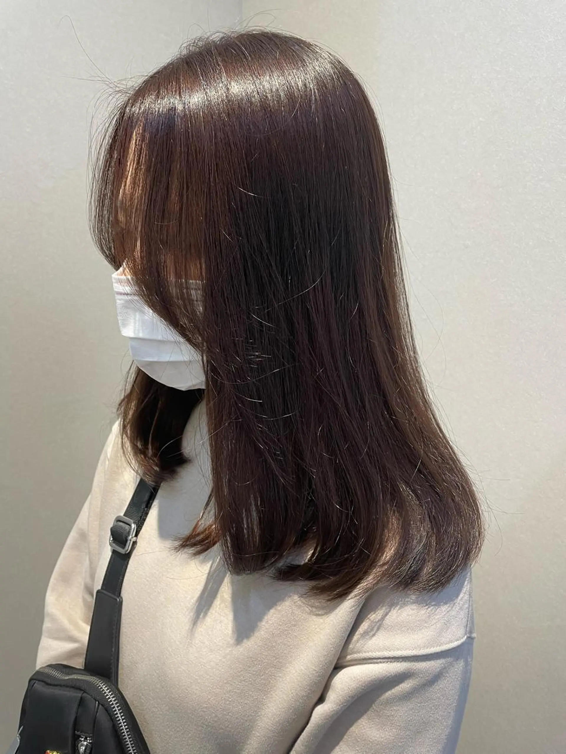 セミロング カラー ヘアアレンジ カット ヘアカラー トリートメント a moment【モーメント】所属・蔵前🫧韓国風レイヤ ーカット🫧KAHOのヘアスタイル