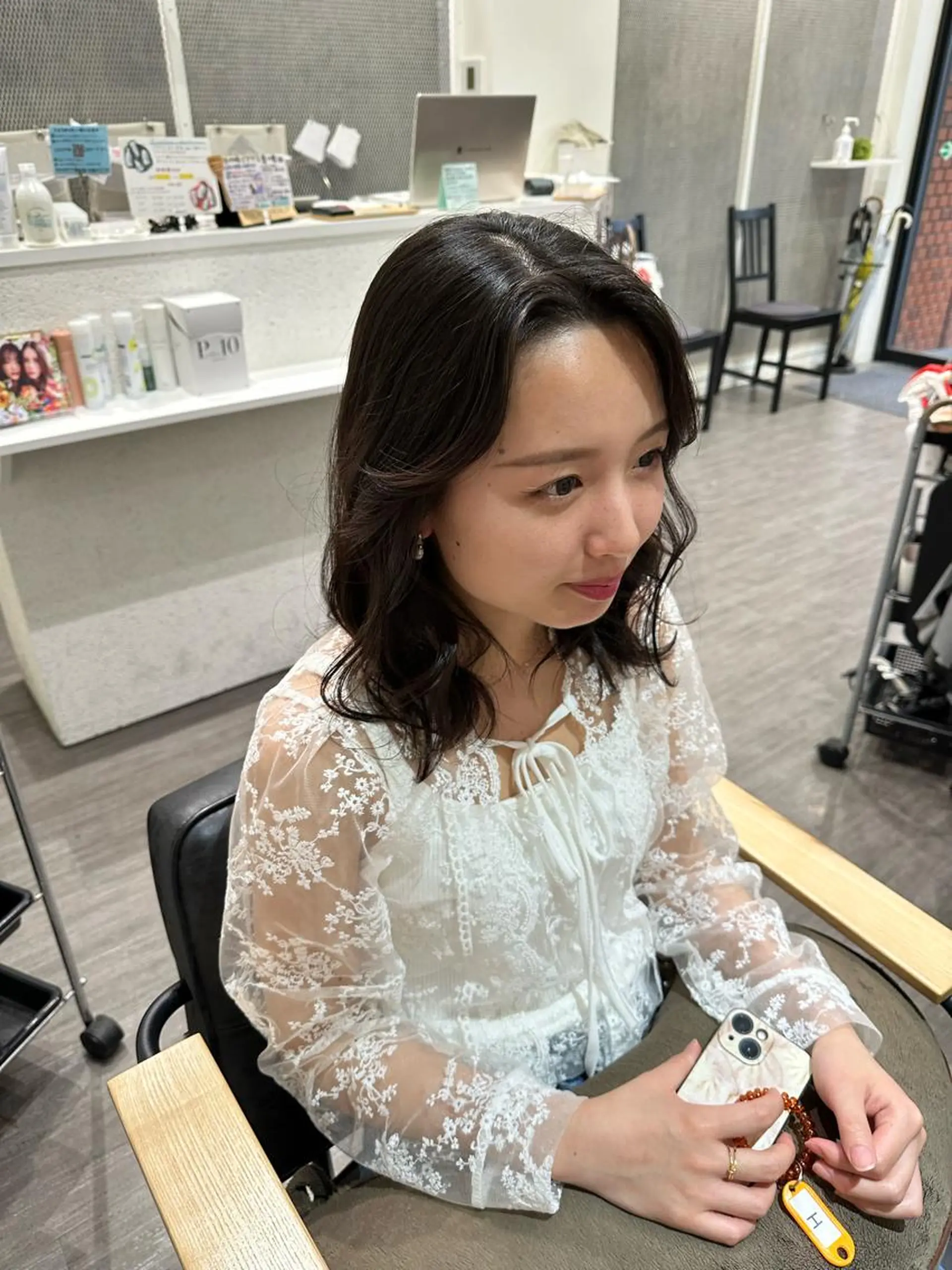 ミディアム トリートメント ヘッドスパ 艶髪レイヤー上田 紗也🇰🇷💗のヘアスタイル