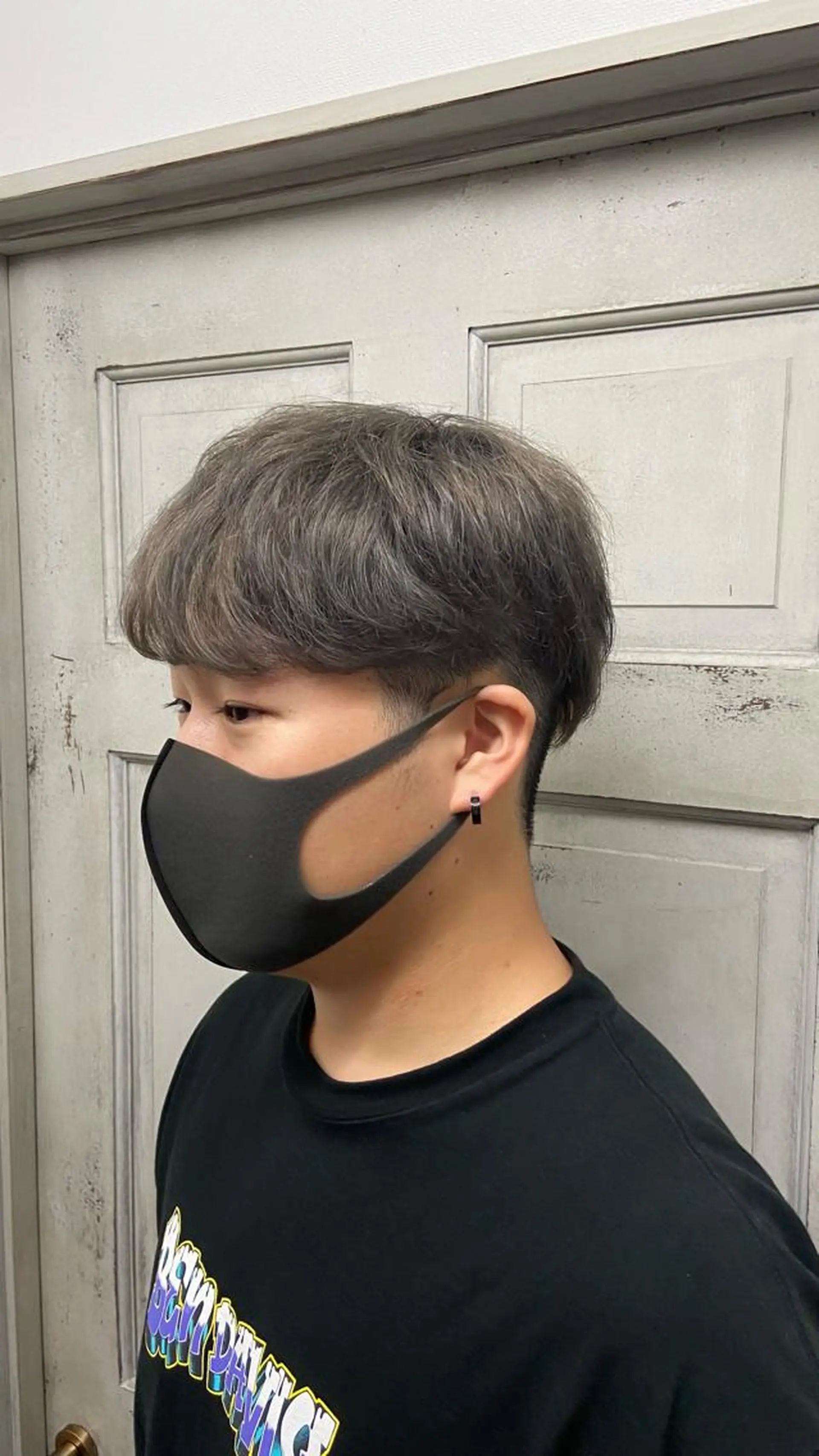 ショート カラー メンズ メンズハイトーン 黒髪 ブルーカラー ブルーブラック ハイトーンカラー ヘアカラー 🦭☪️Azumiボ ブ/レイヤー☪️🦭のヘアスタイル