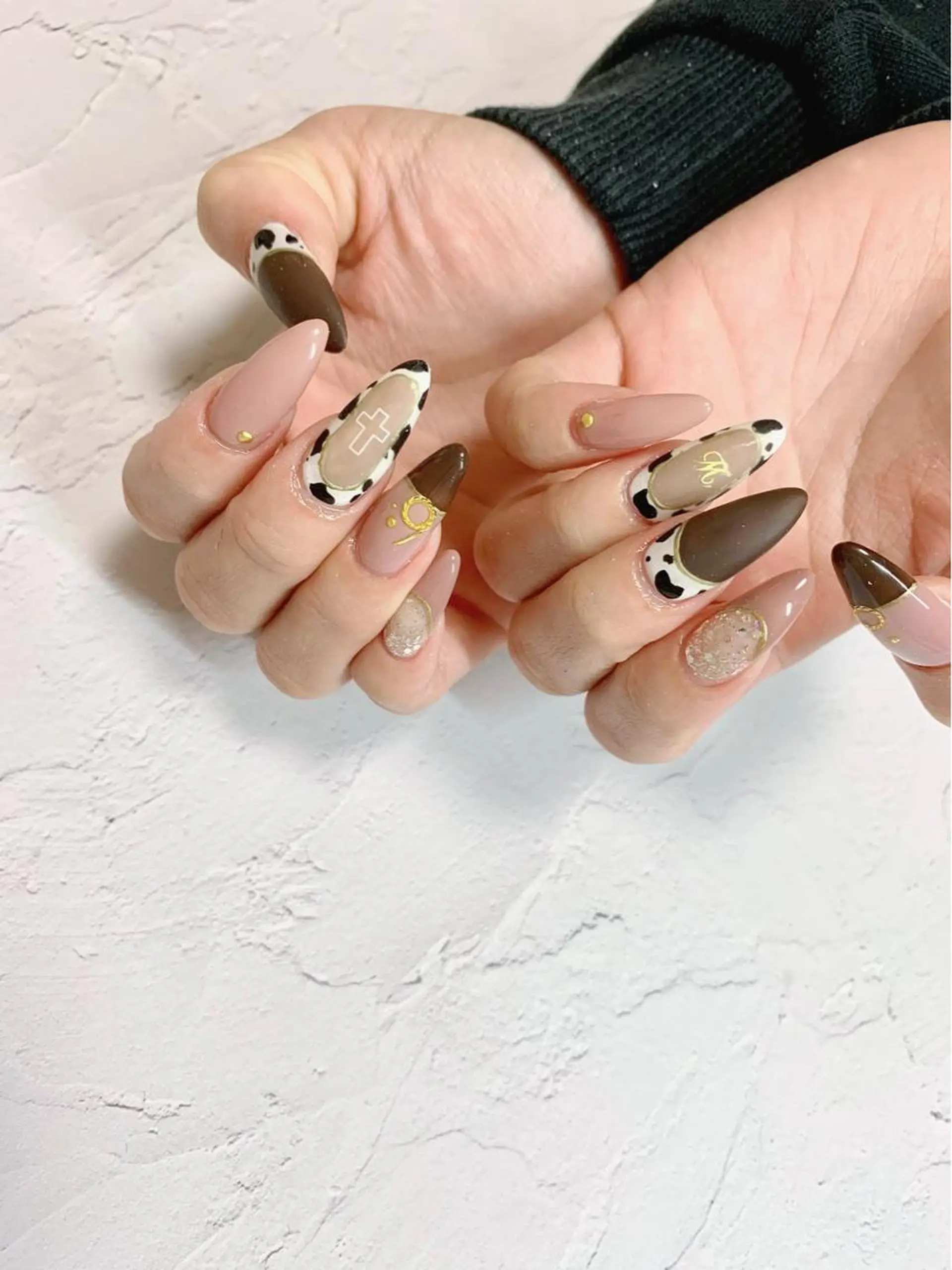 ネイル バレンタイン M nail🌹のネイルデザイン