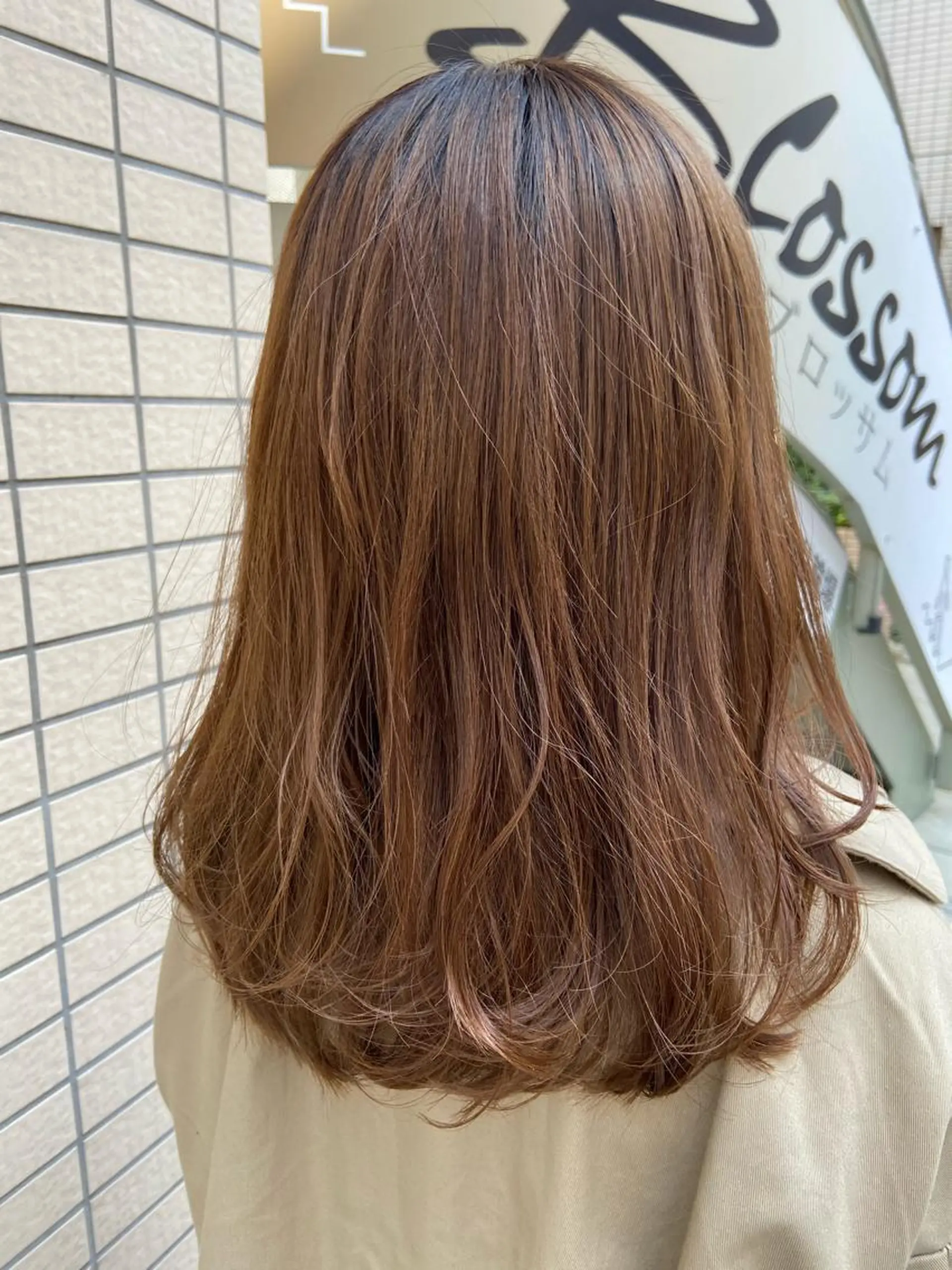 セミロング レイヤーカット 菊地 美憂のヘアスタイル