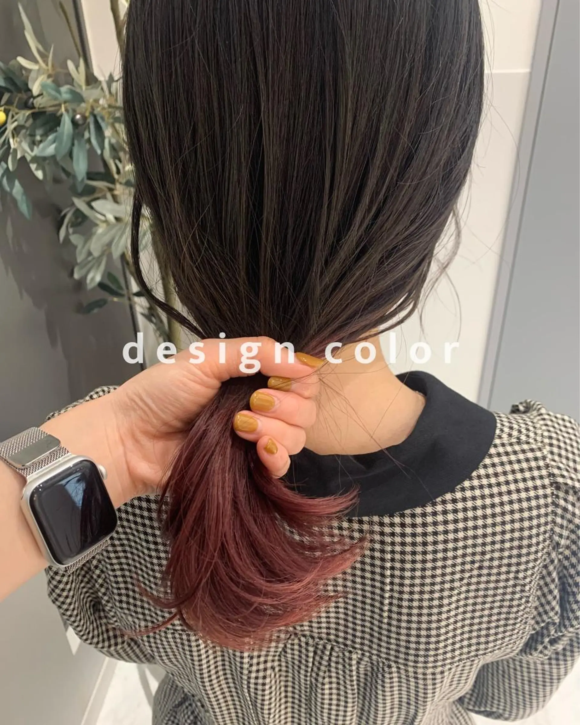 ロング カラー RINA🧤 デザインとボブのヘアスタイル