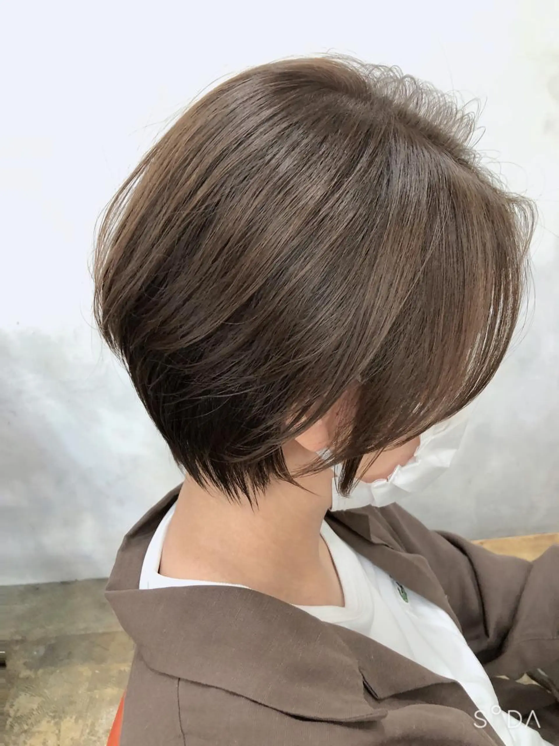 ショート カット 縮毛矯正 トリートメント 髪質改善✨ハツメイ オグ✂️のヘアスタイル