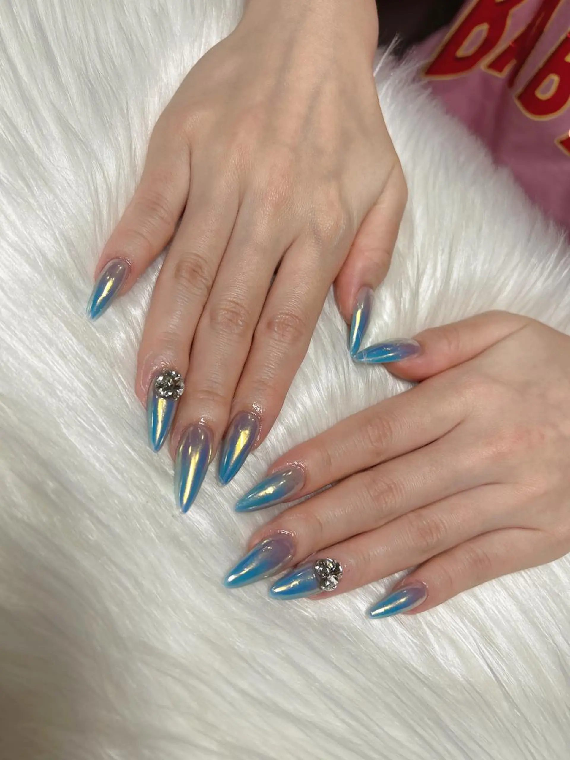 セミロング ネイル 《LB》ラブリエ Nail&eyeのマツエク・マツパデザイン