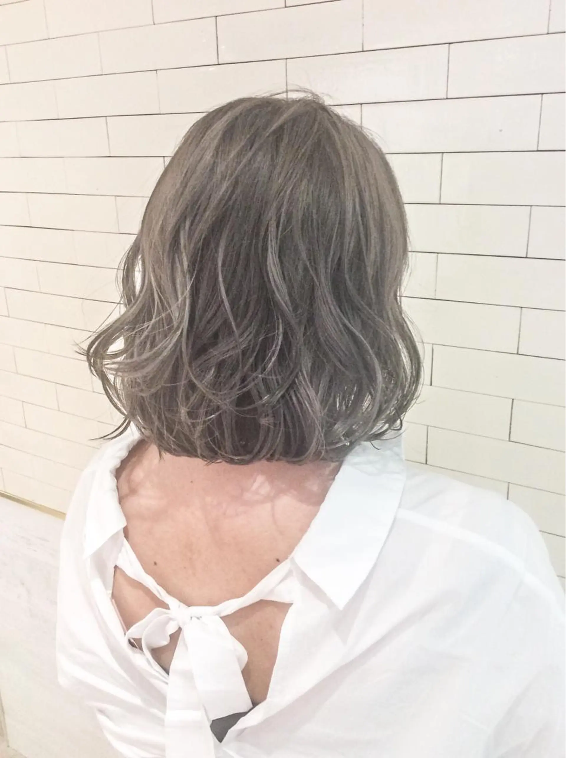 ミディアム カラー レイヤーカット× 髪質改善たもりのヘアスタイル