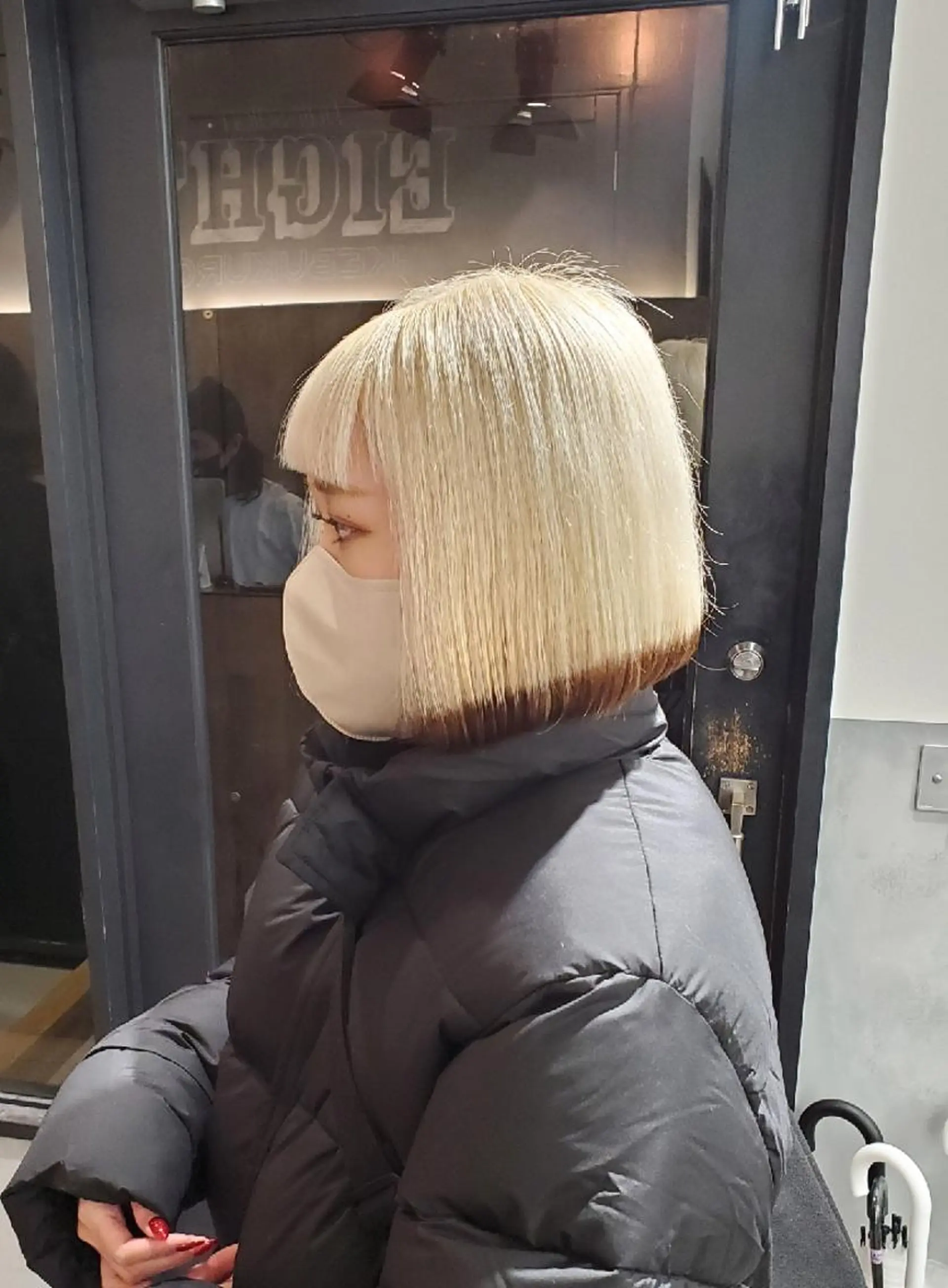 ミディアム カット ヘアカラー トリートメント ✨本日空きあります✨ 遠田コウヘイ🌟のヘアスタイル