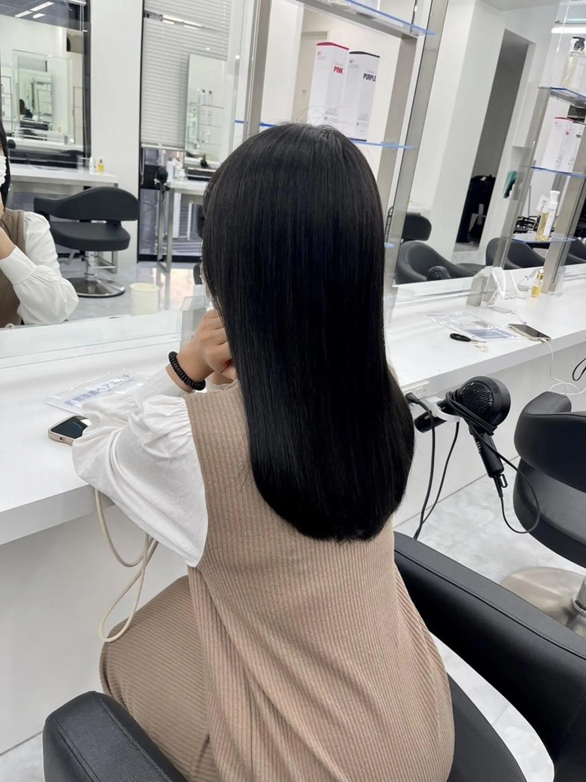 カラー Cure所属・透明感カラー🌿 yuika🤎🍨のヘアスタイル