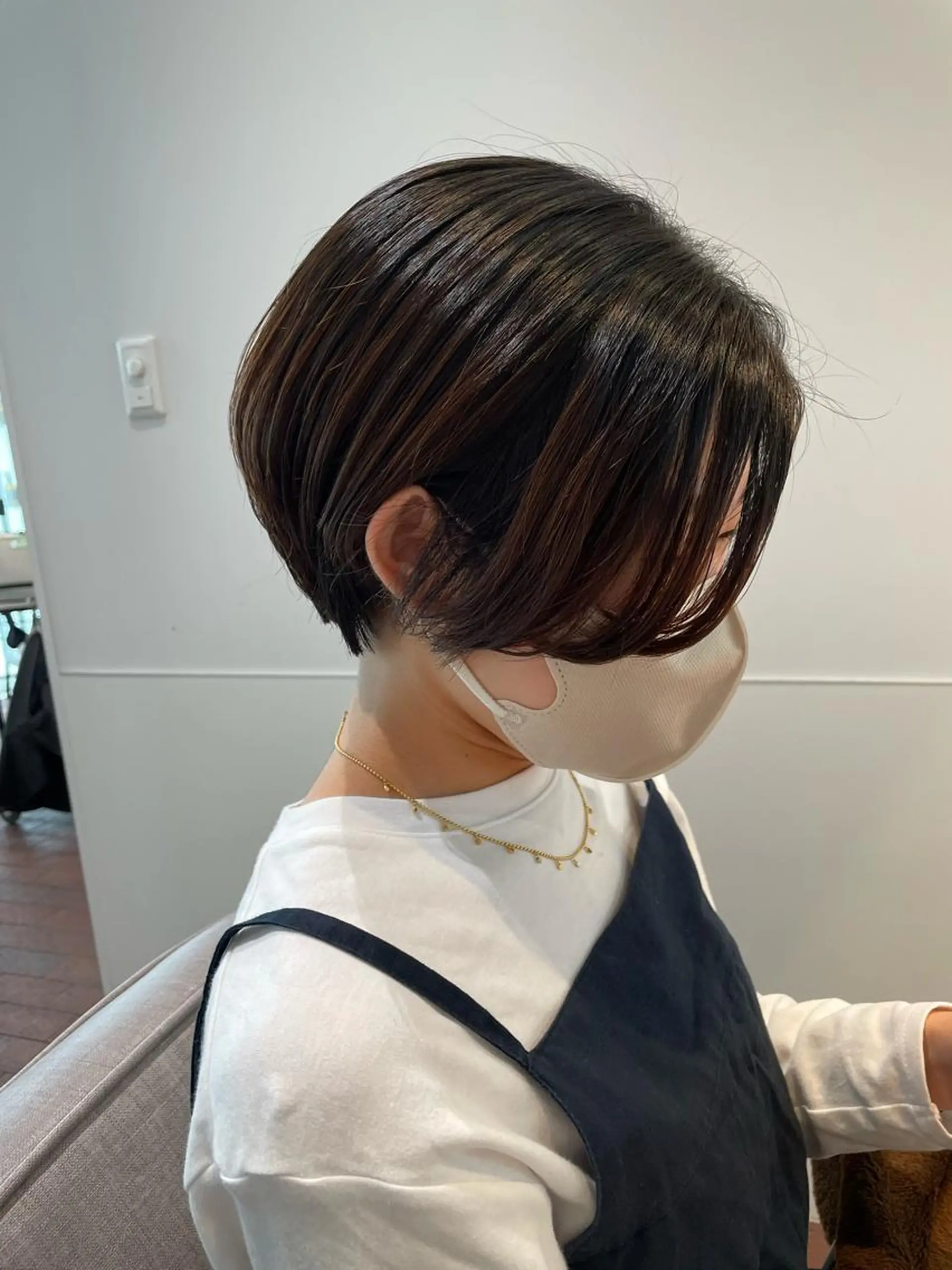 ショート カラー gotoday　shaire　saron所属・miu. ボブ/透け感カラーのヘアスタイル